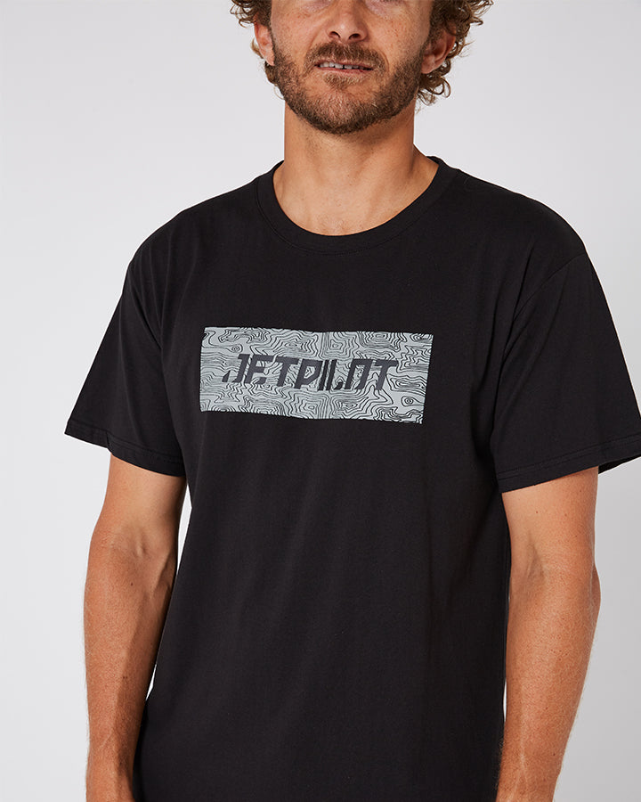 Jetpilot Landscape Mens S/S Tee - BlackLifestyle3