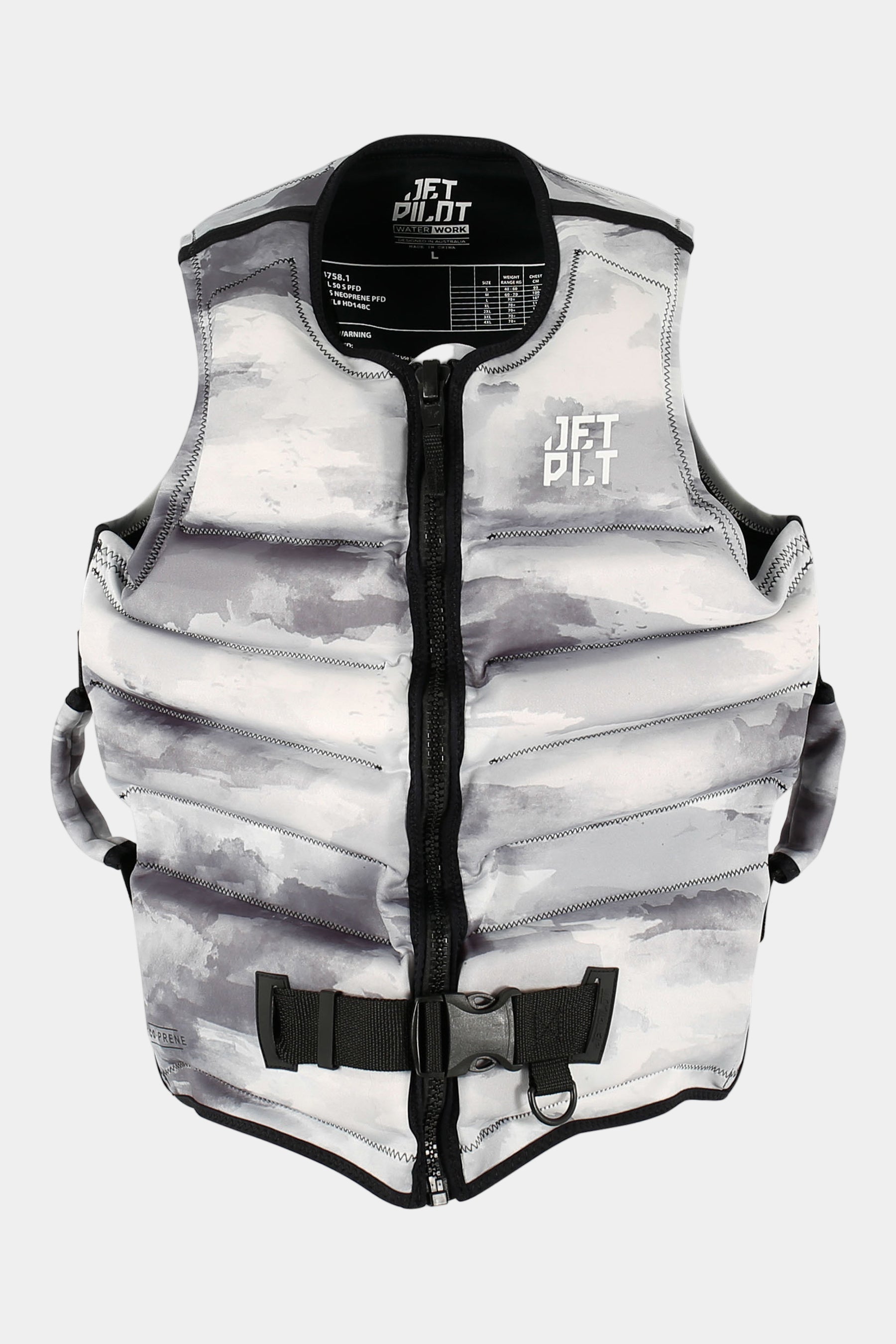 Jetpilot Hyperflex Life Jacket - Grey Camo