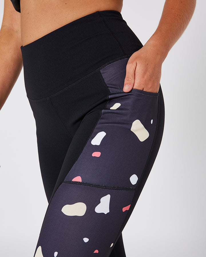 Jetpilot Pacer Quartz Ladies Leggings - Black Lifestyle 2 — view 02 (3)