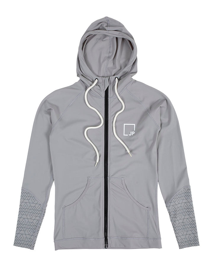 Jetpilot Pacer L/S Ladies Hooded Rashie - Grey