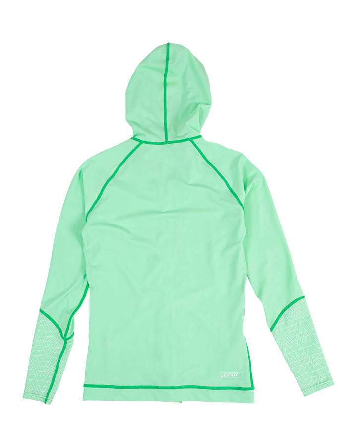 Jetpilot Pacer L/S Ladies Hooded Rashie - Mint