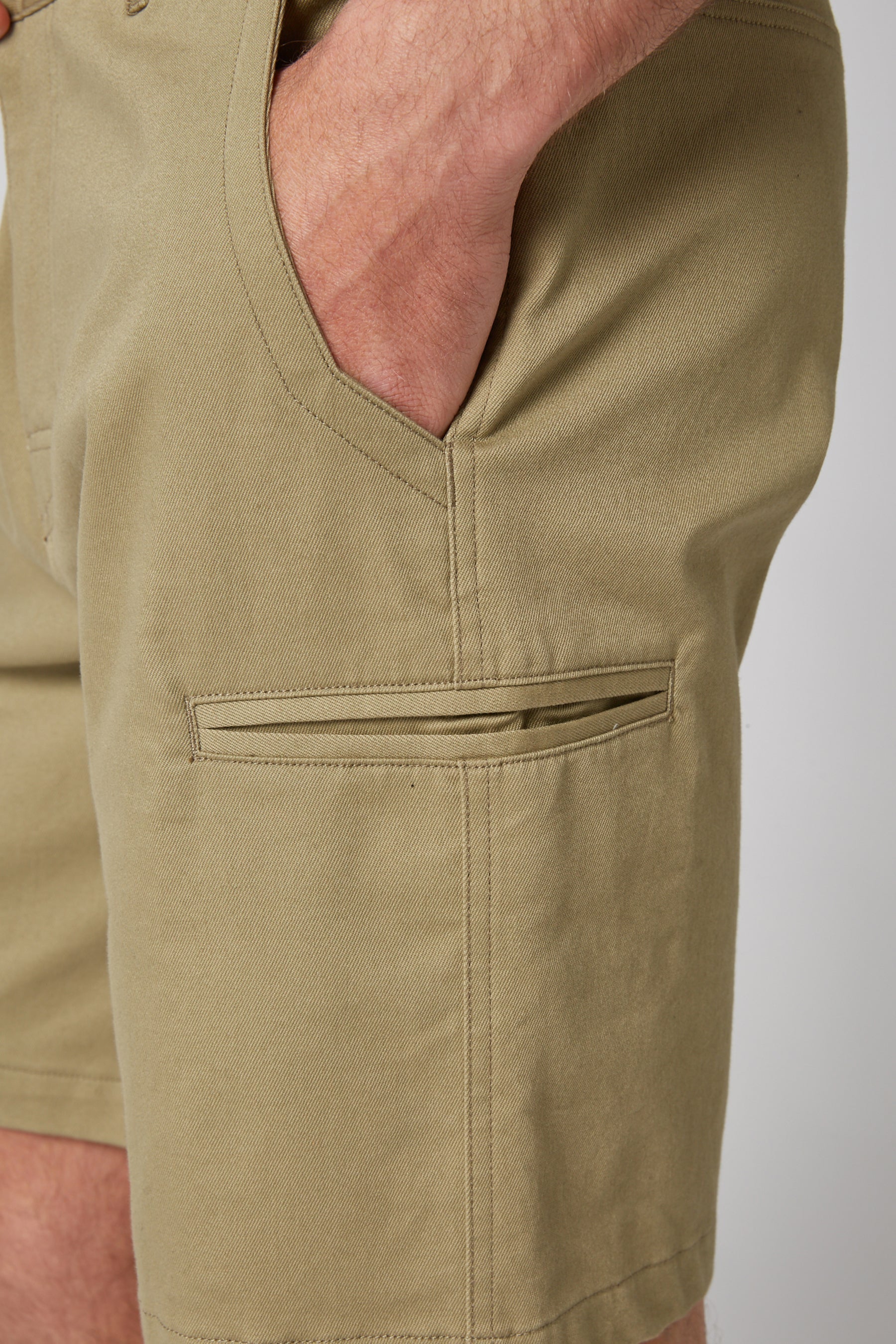 JP 5 Day Mens Chino Short - Khaki