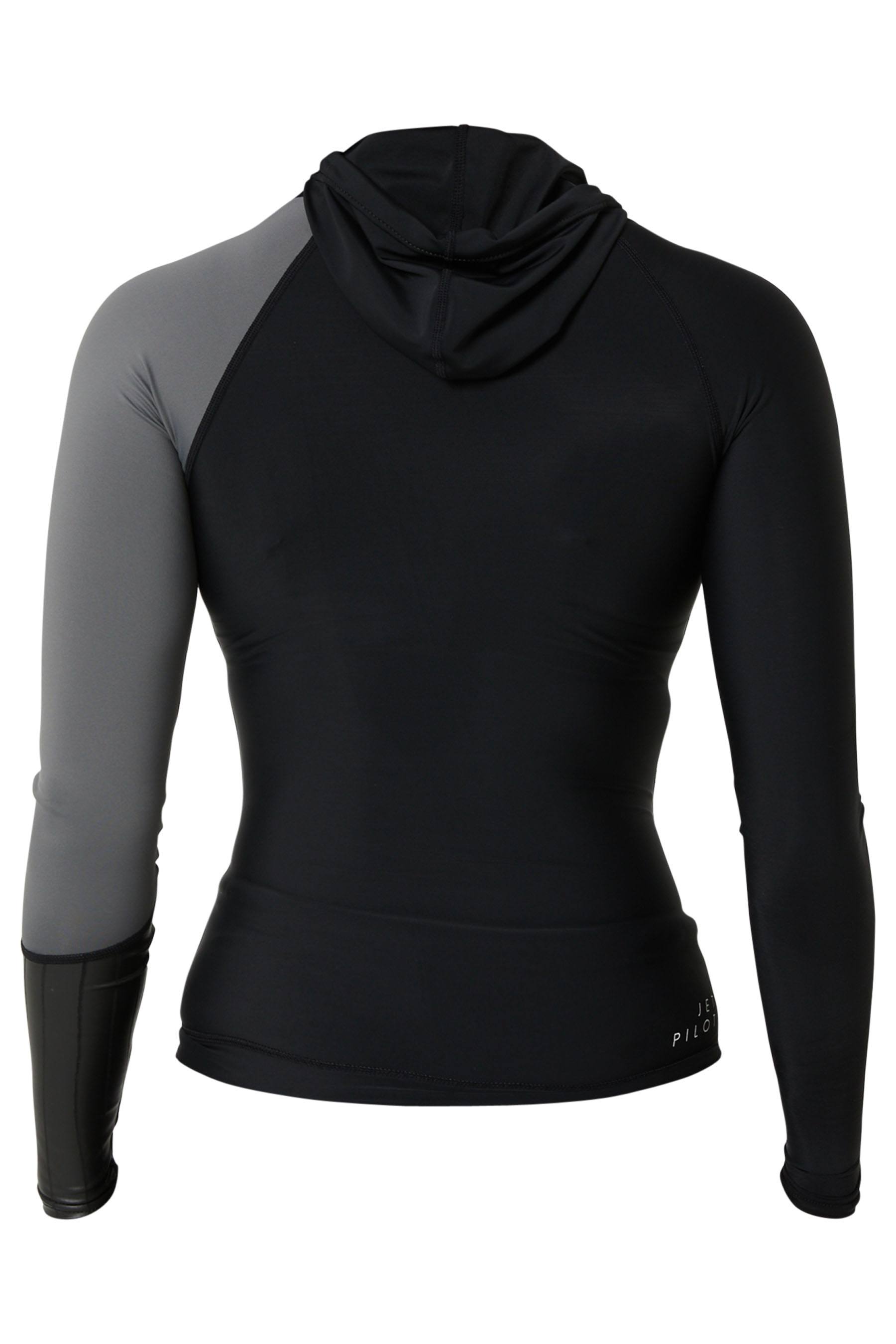 Jetpilot Cause Ladies LS Hooded Rashie Black 8