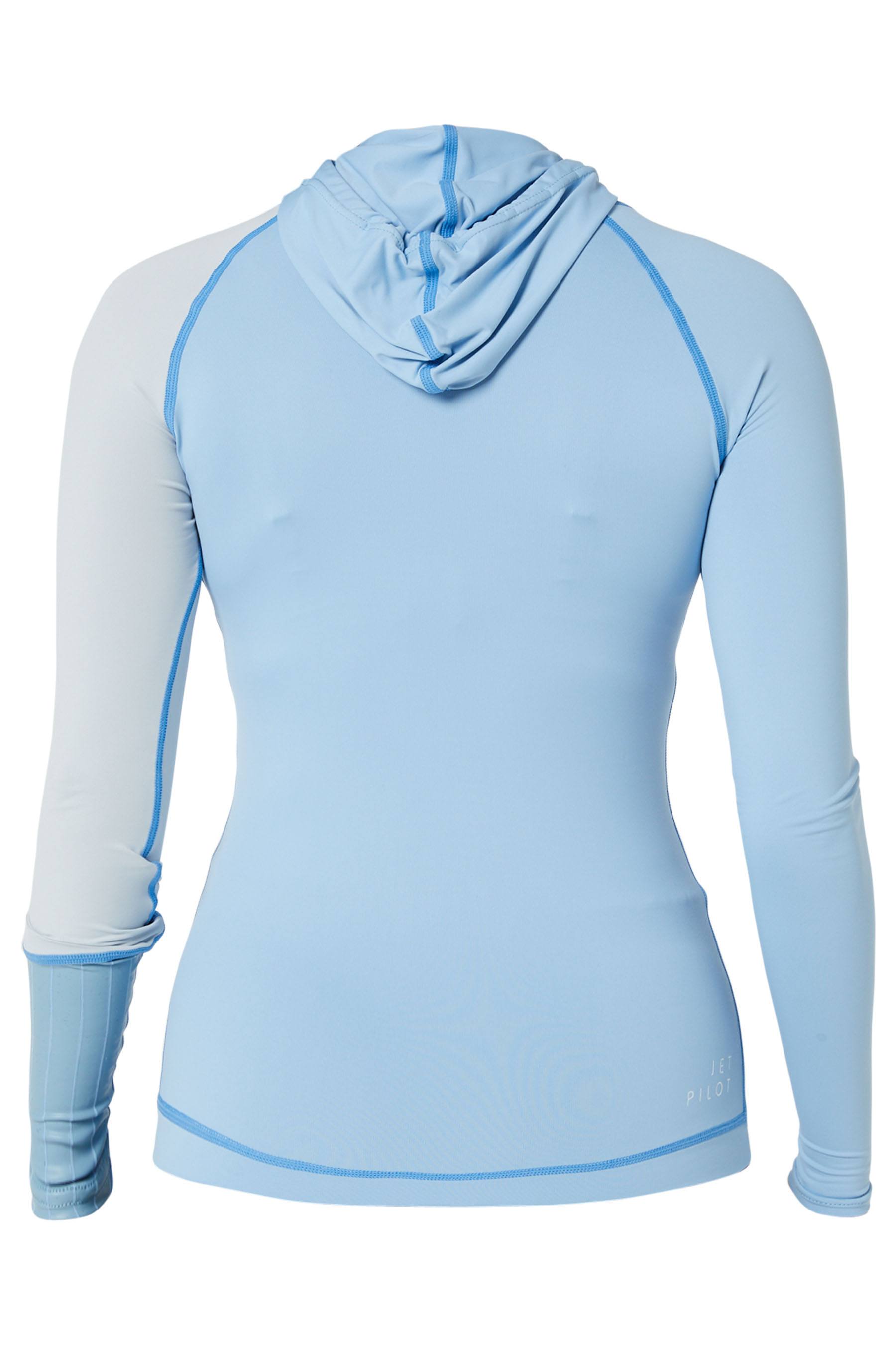 Jetpilot Cause Ladies LS Hooded Rashie Blue 6