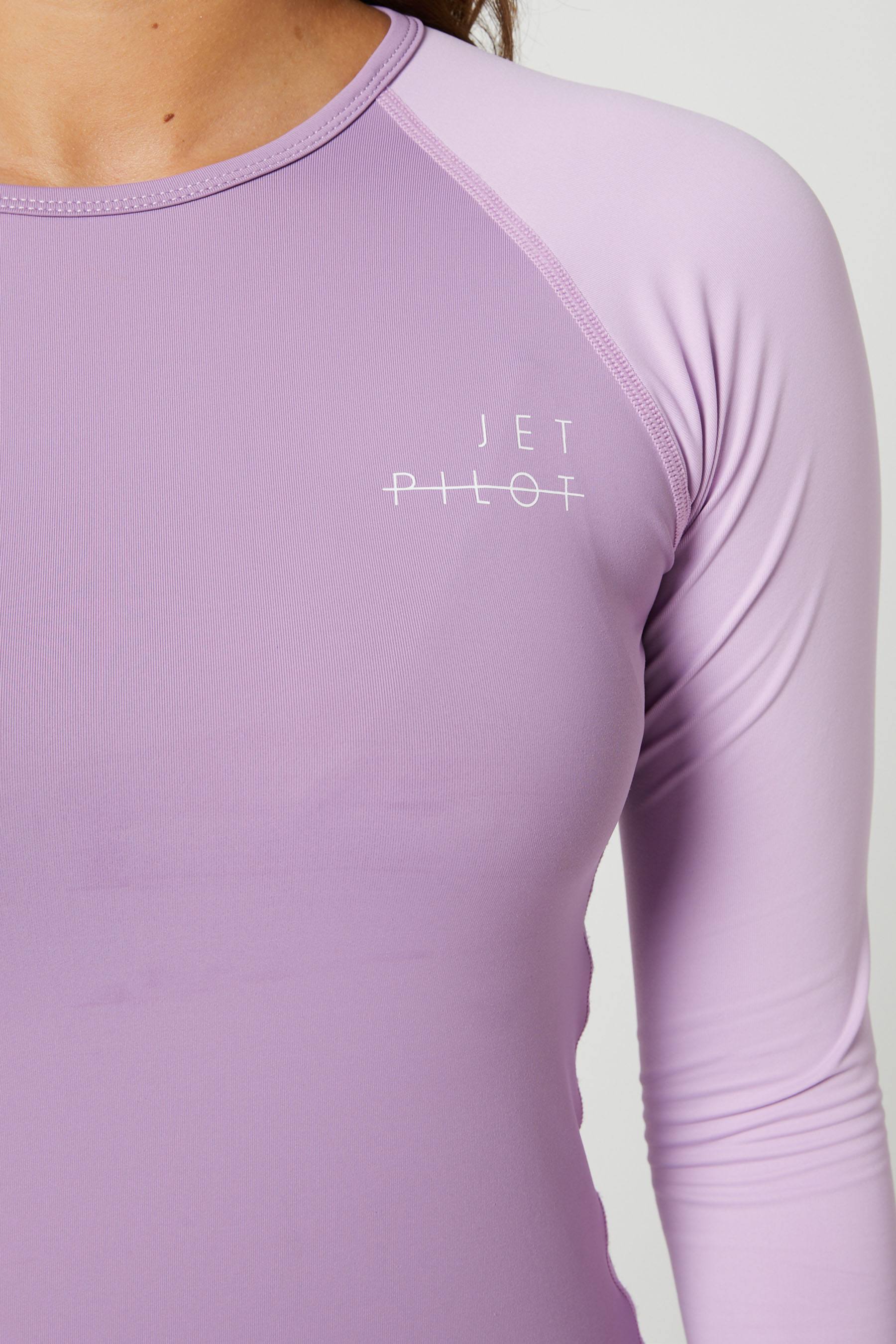 Jetpilot Cause Ladies LS Rashie Purple 4