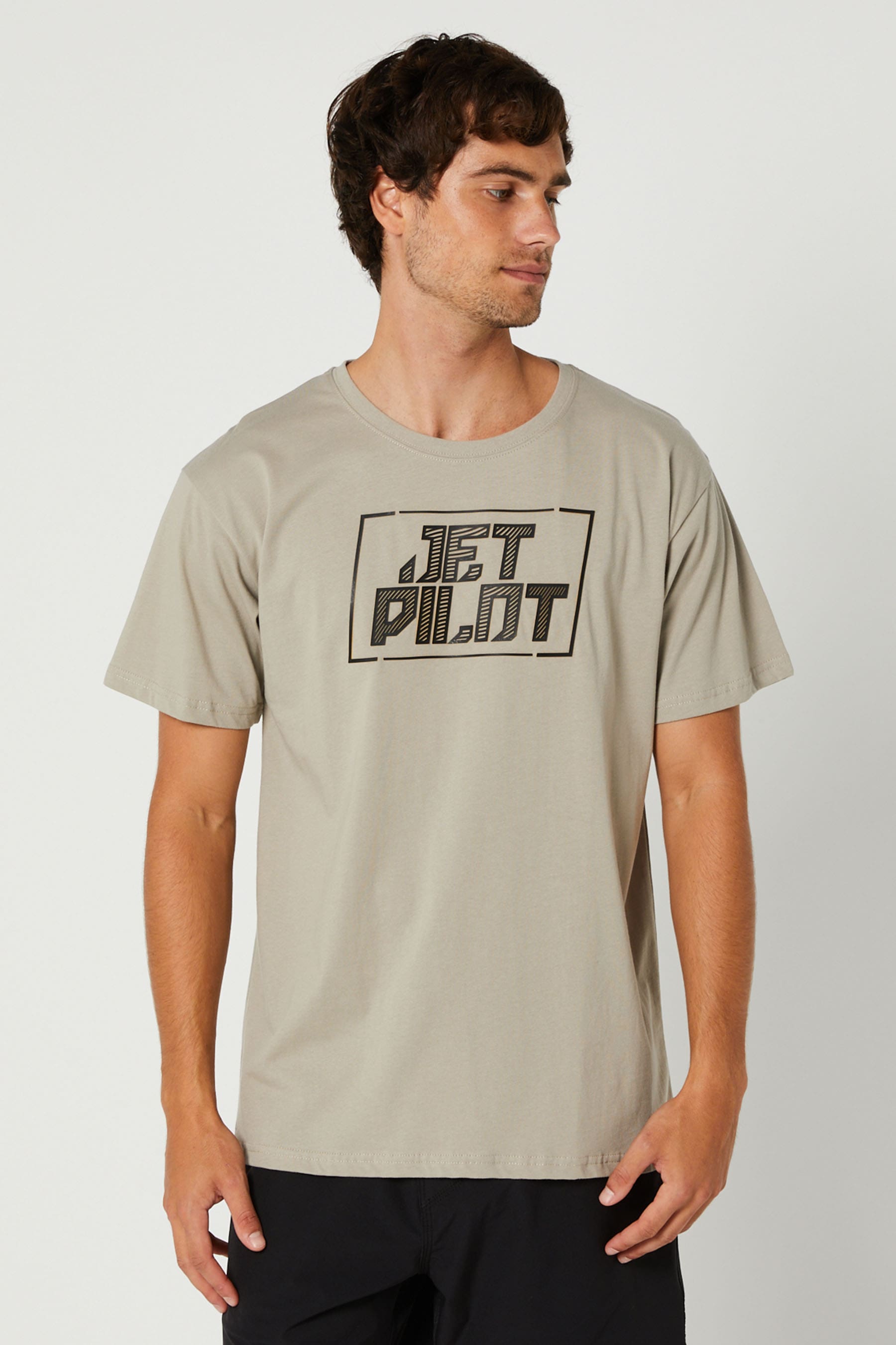 Corp Mens SS T-Shirt Warm Grey 2