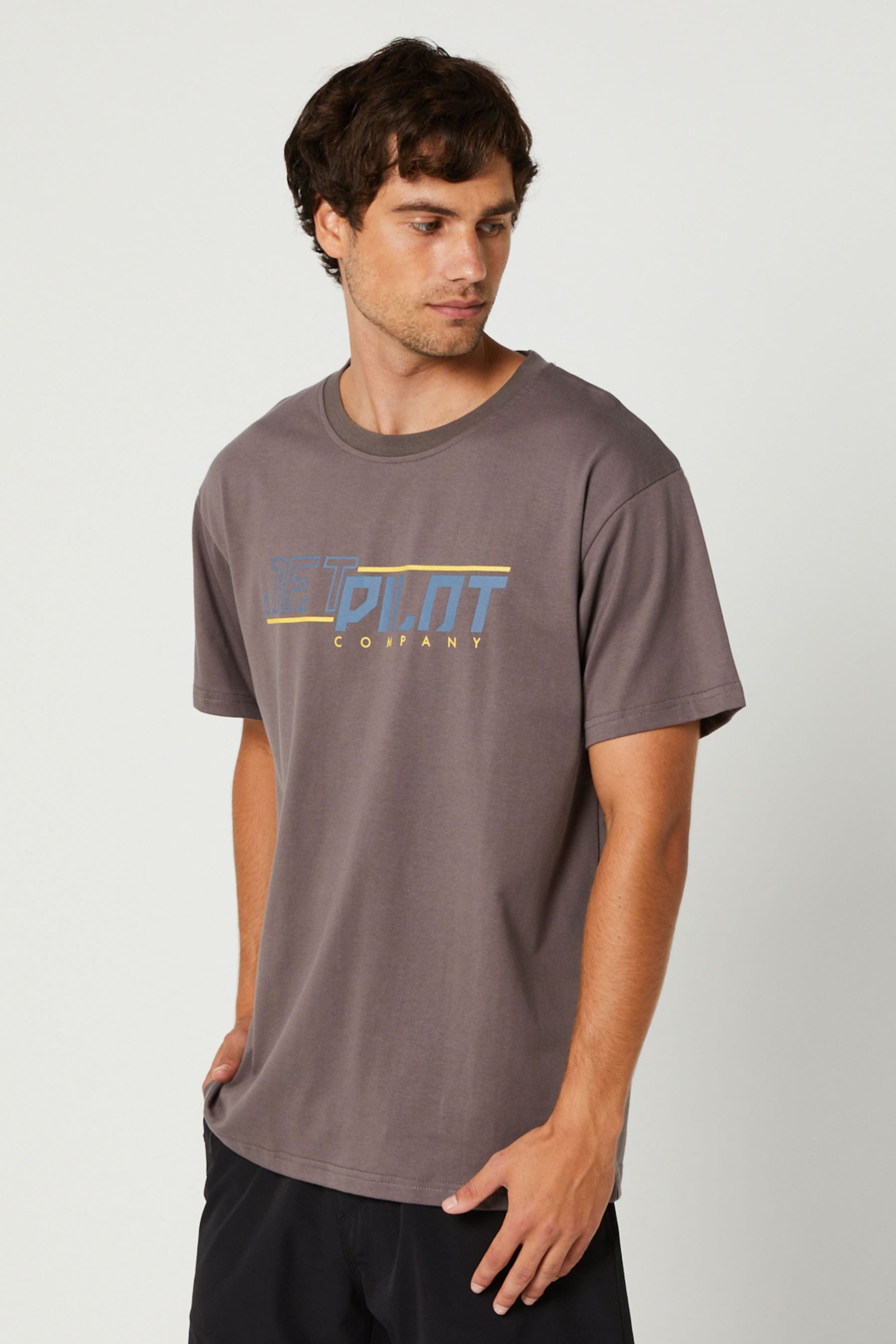 Seismic Mens SS T-Shirt Coal 3