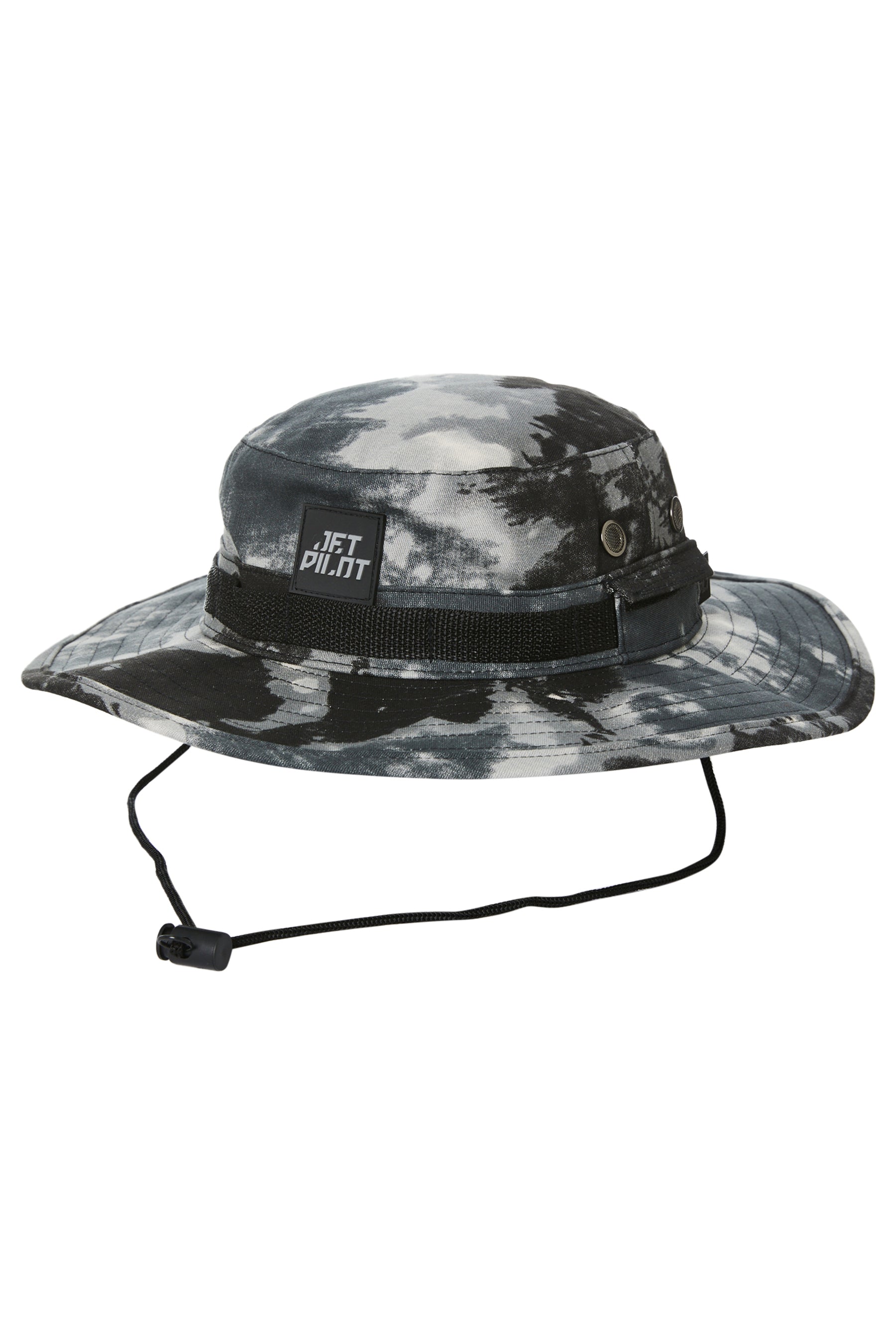 Jetpilot Hiker Mens Wide Brim - Black/camo