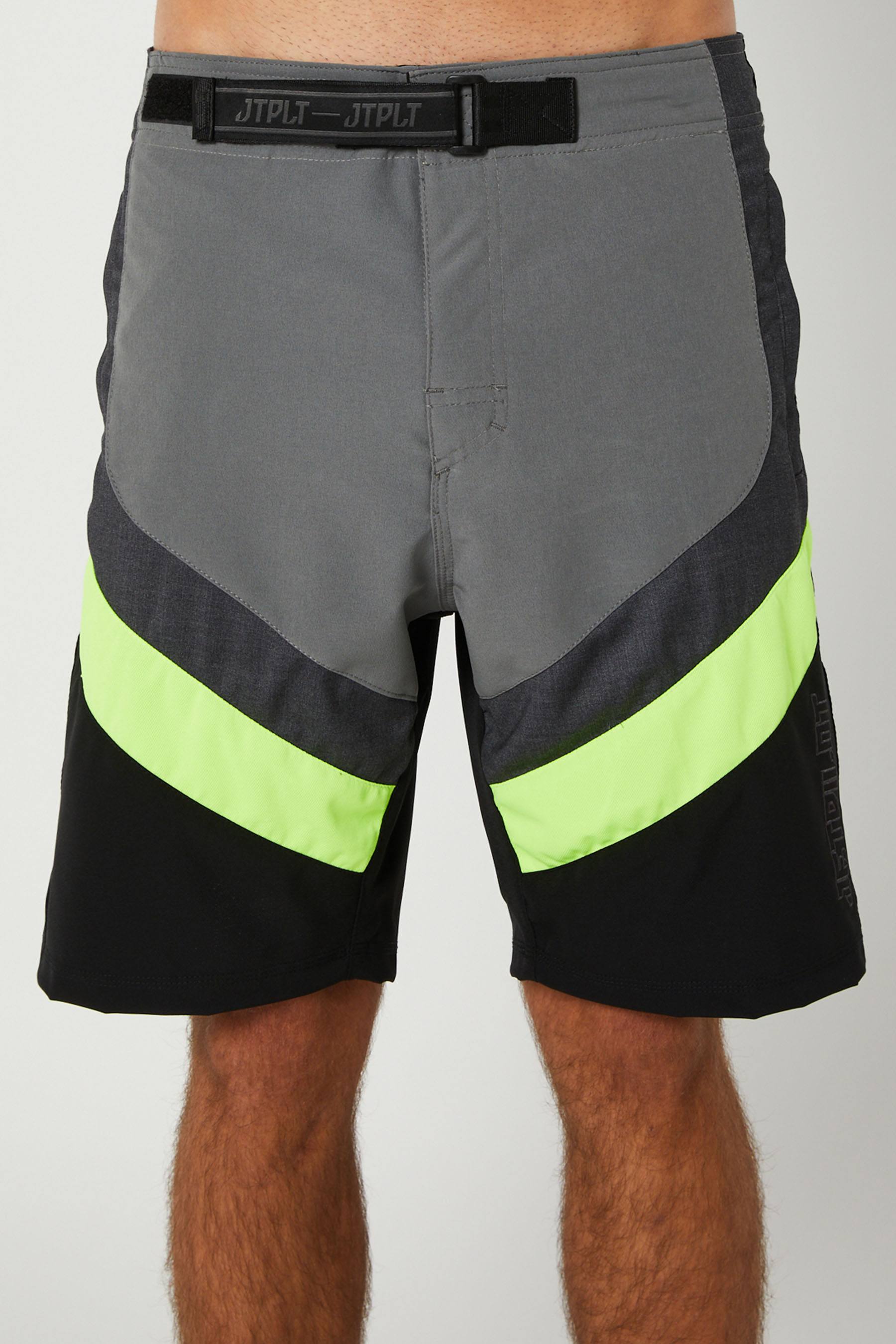 Jetpilot Optimum Mens Boardshorts Grey Yellow 8