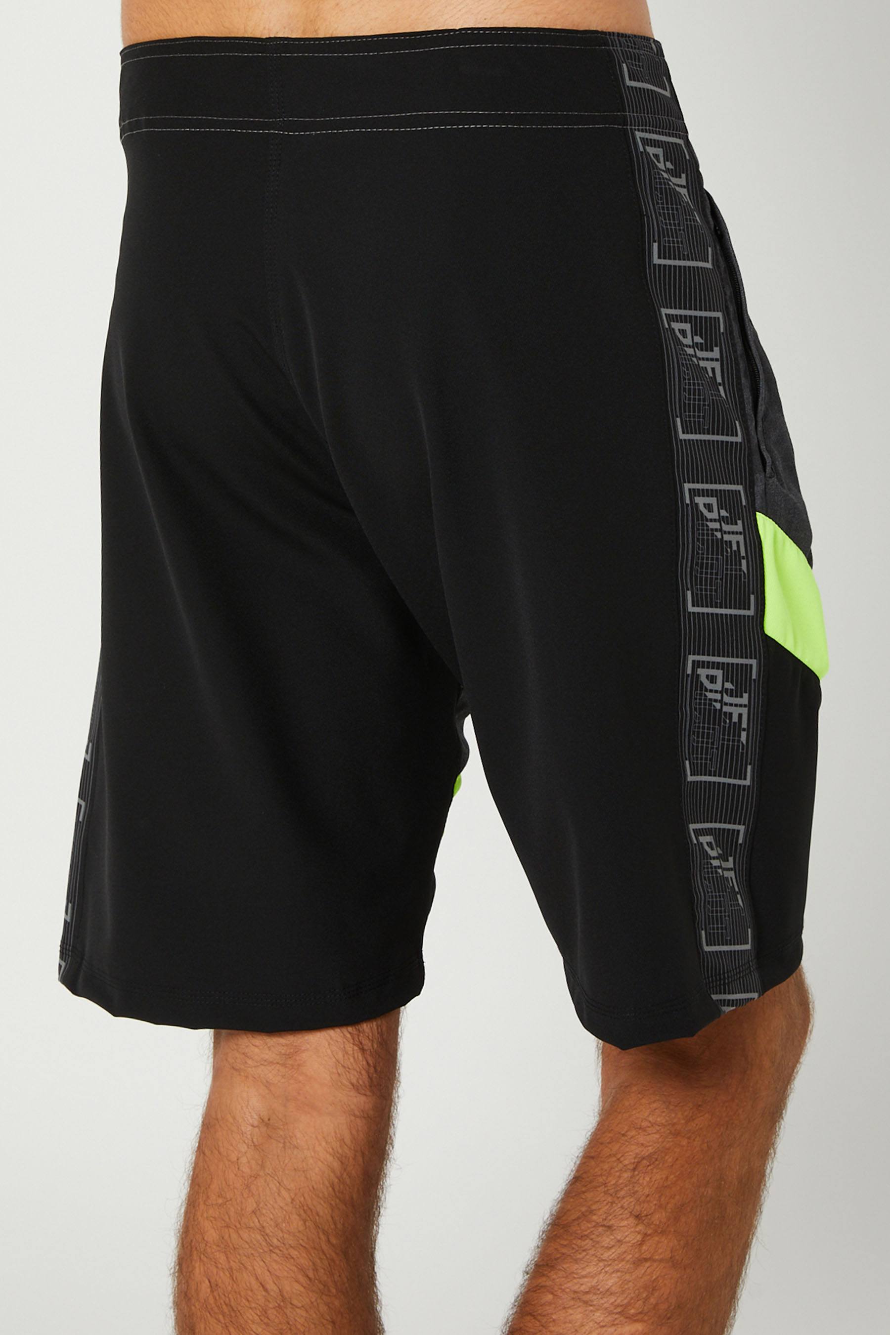 Jetpilot Optimum Mens Boardshorts Grey Yellow 5