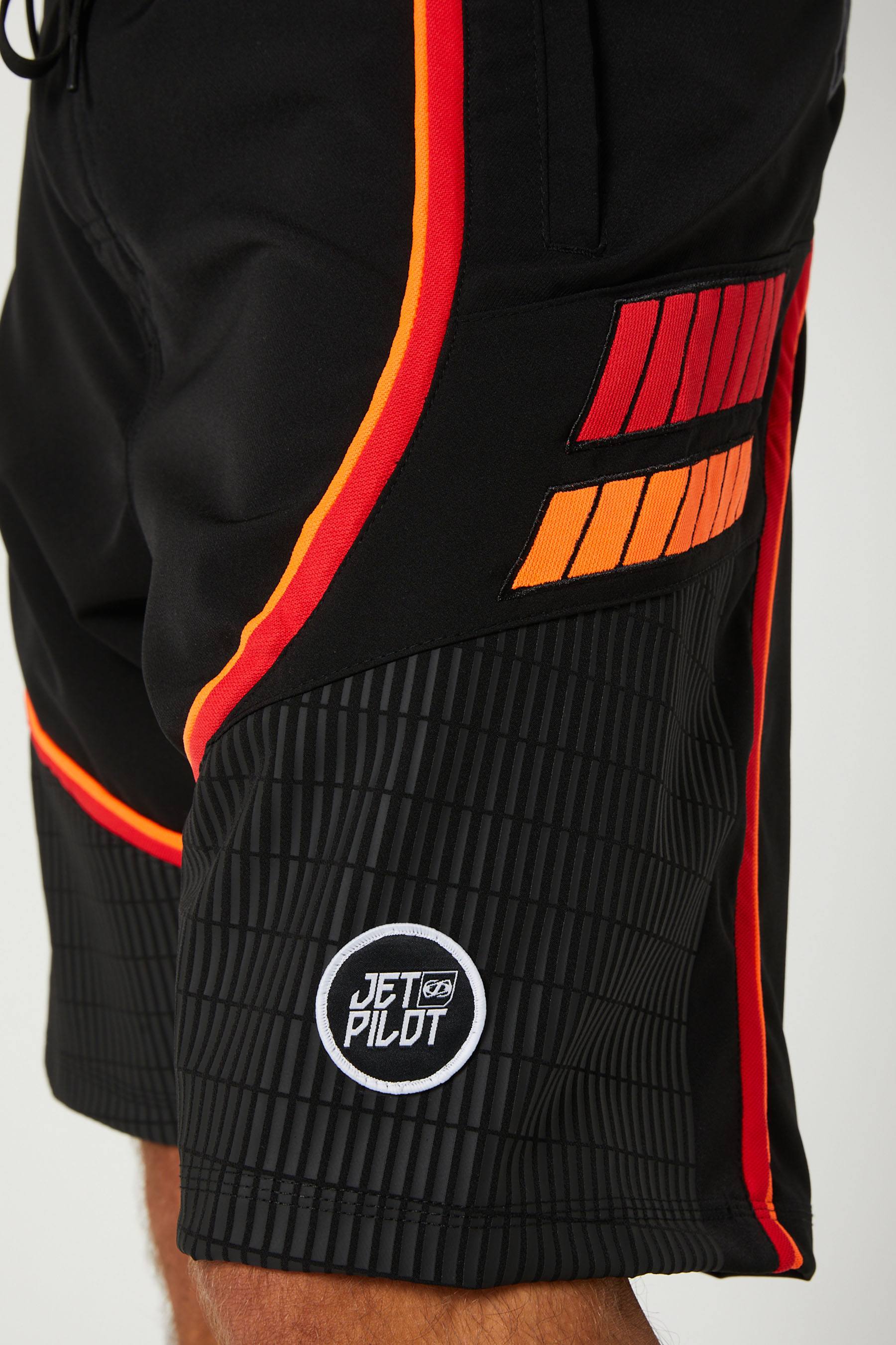 Jetpilot Full Pro 3.0 Mens Boardshorts Black Red 4
