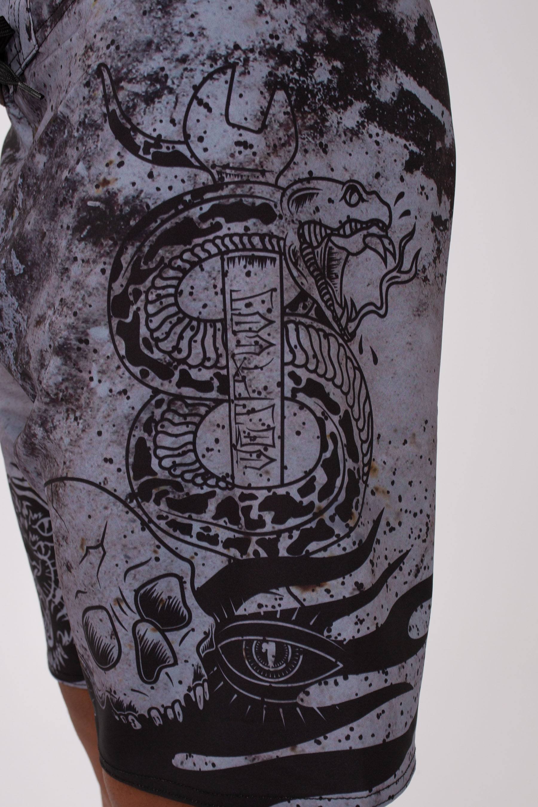 Tatts Mens Boardshorts Charcoal 5