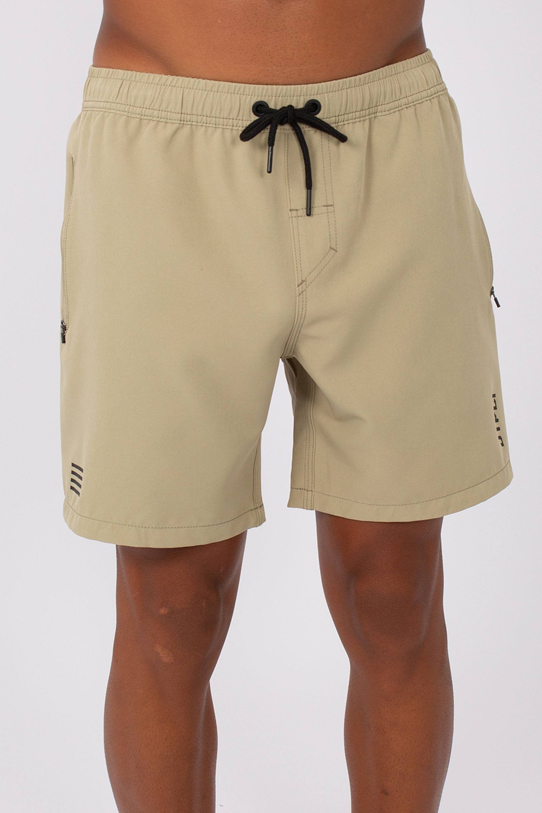 Rx Vault Mens Trainer Boardshorts Khaki 2