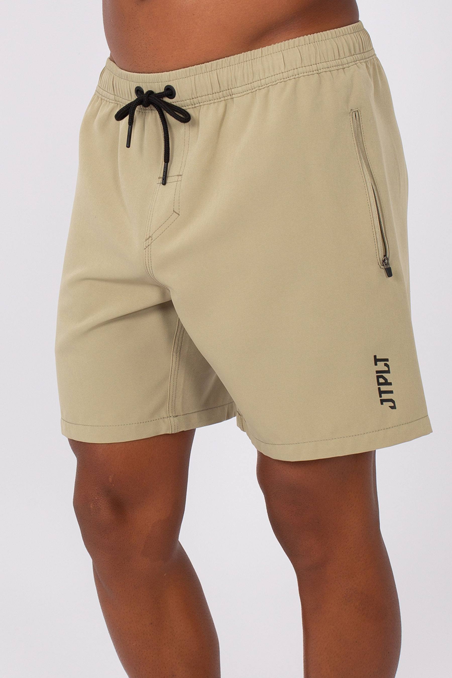 Rx Vault Mens Trainer Boardshorts Khaki 3