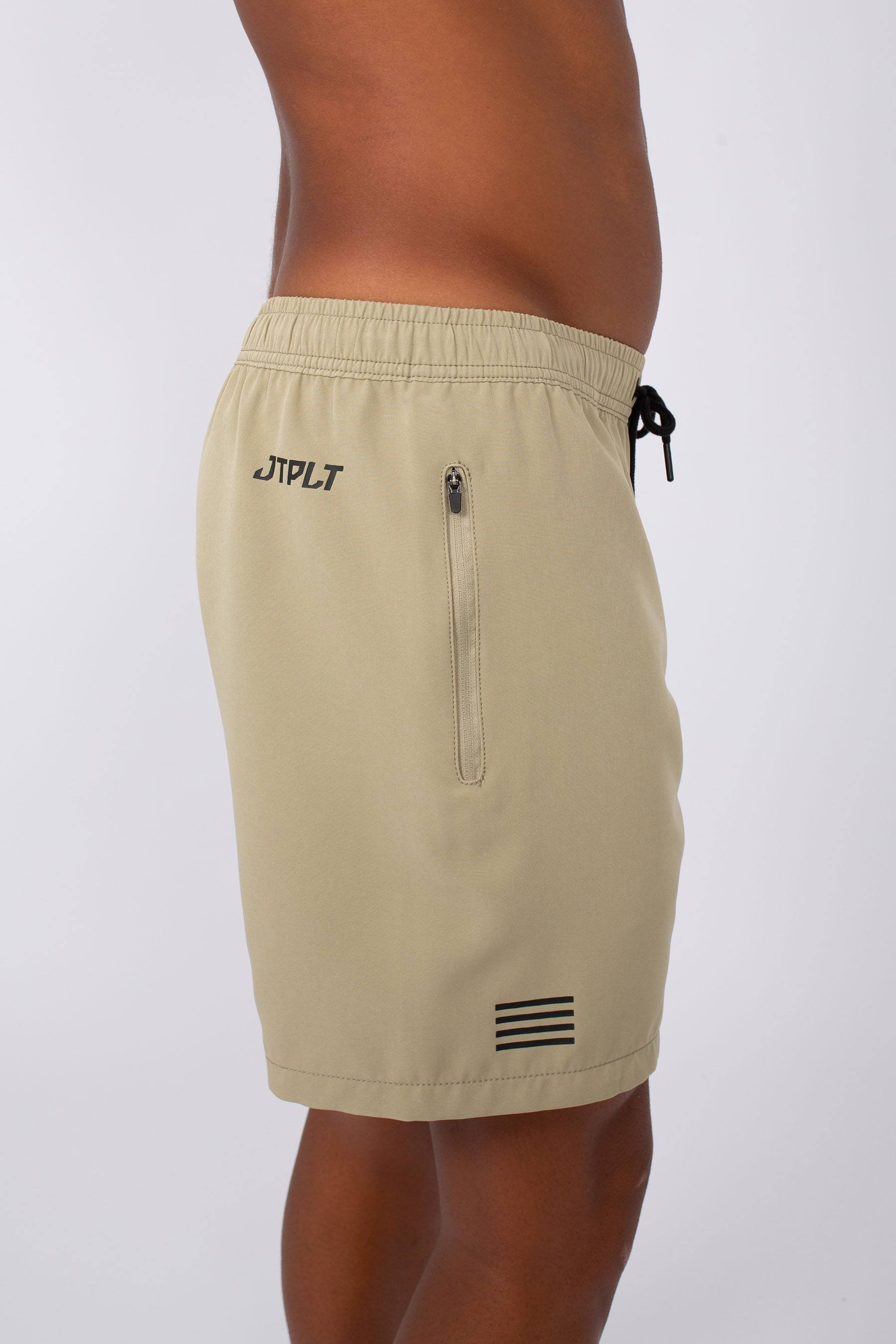 Rx Vault Mens Trainer Boardshorts Khaki 8