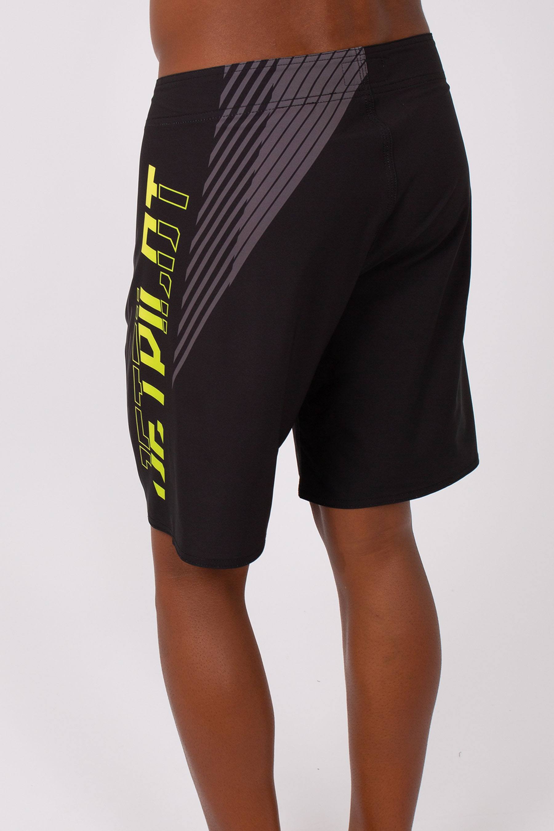 Super Splice Mens Rideshort Black Yellow 4