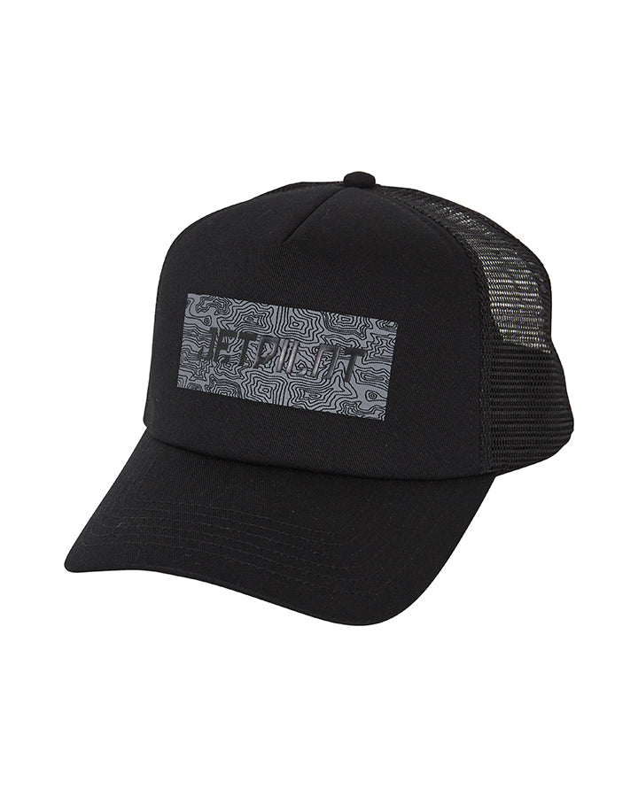 Jetpilot Landscape Mens Trucker Cap - Black