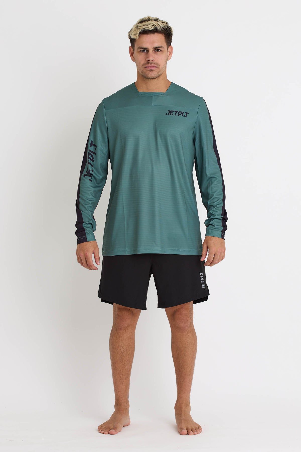 S24620 Jetpilot UV LS Jersey - SAGE -1 — view 01 (3)