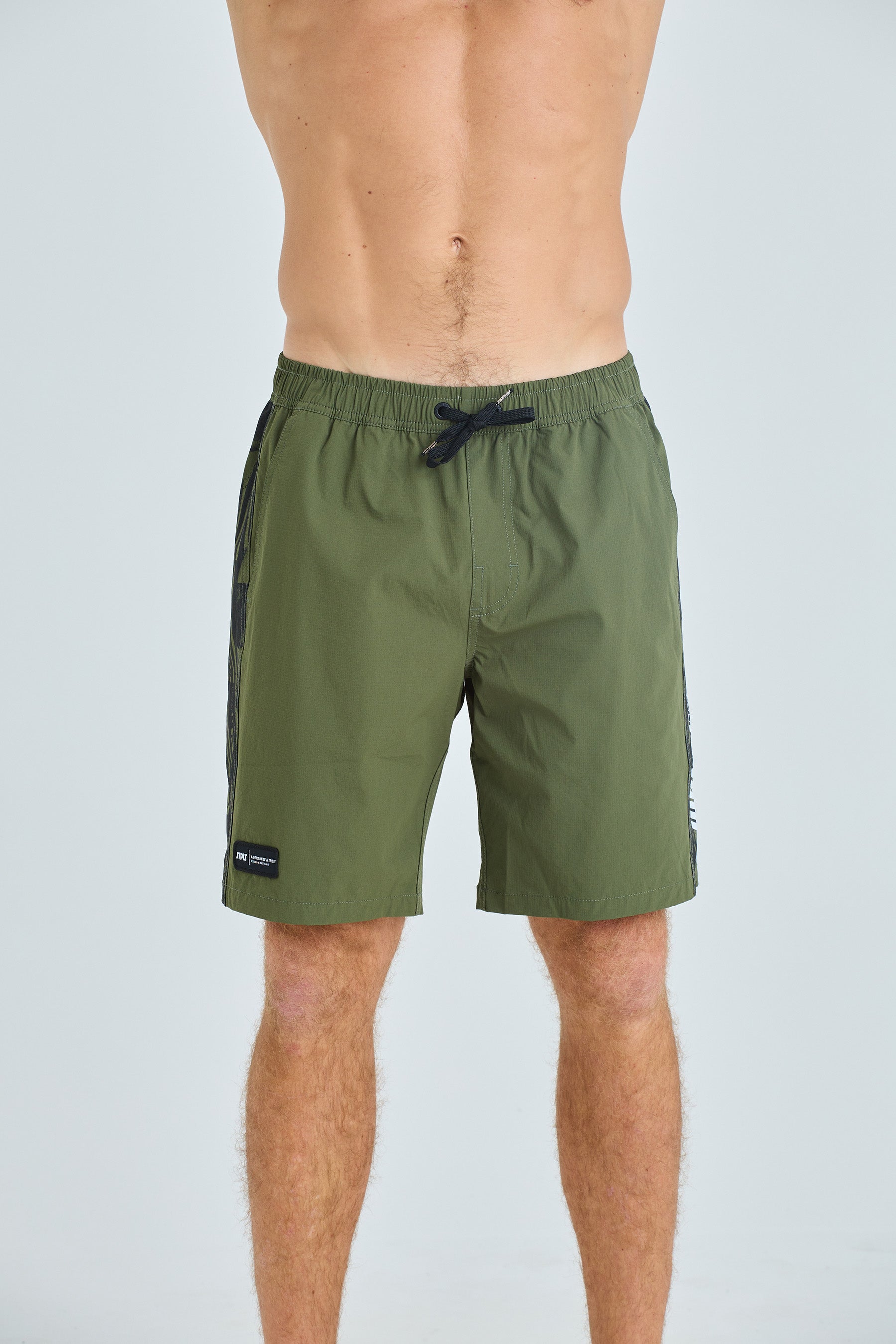 Jetpilot Felix Boardshort Forest Green 19″ Stretch