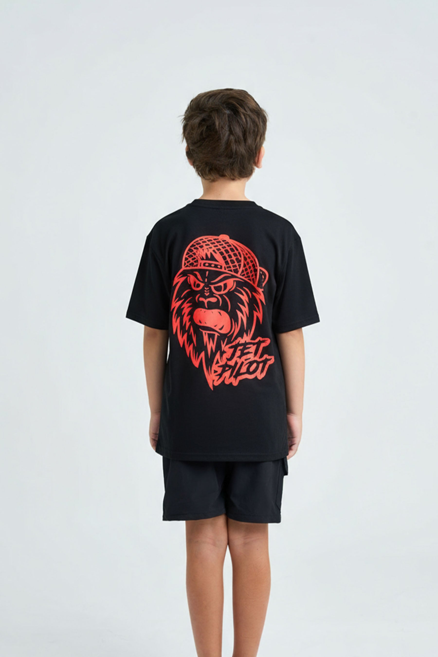 Jetpilot Yowie Kids Tee - Black - photo 2 — image 2