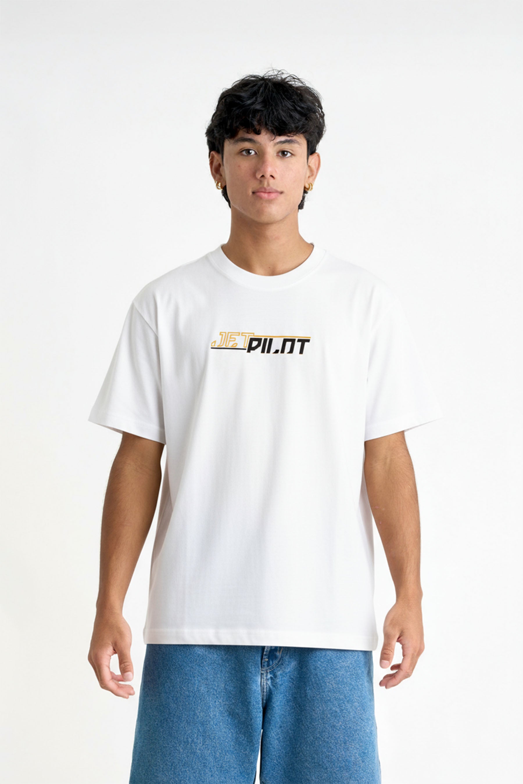 Jetpilot Two Tone Tee - White — image 2
