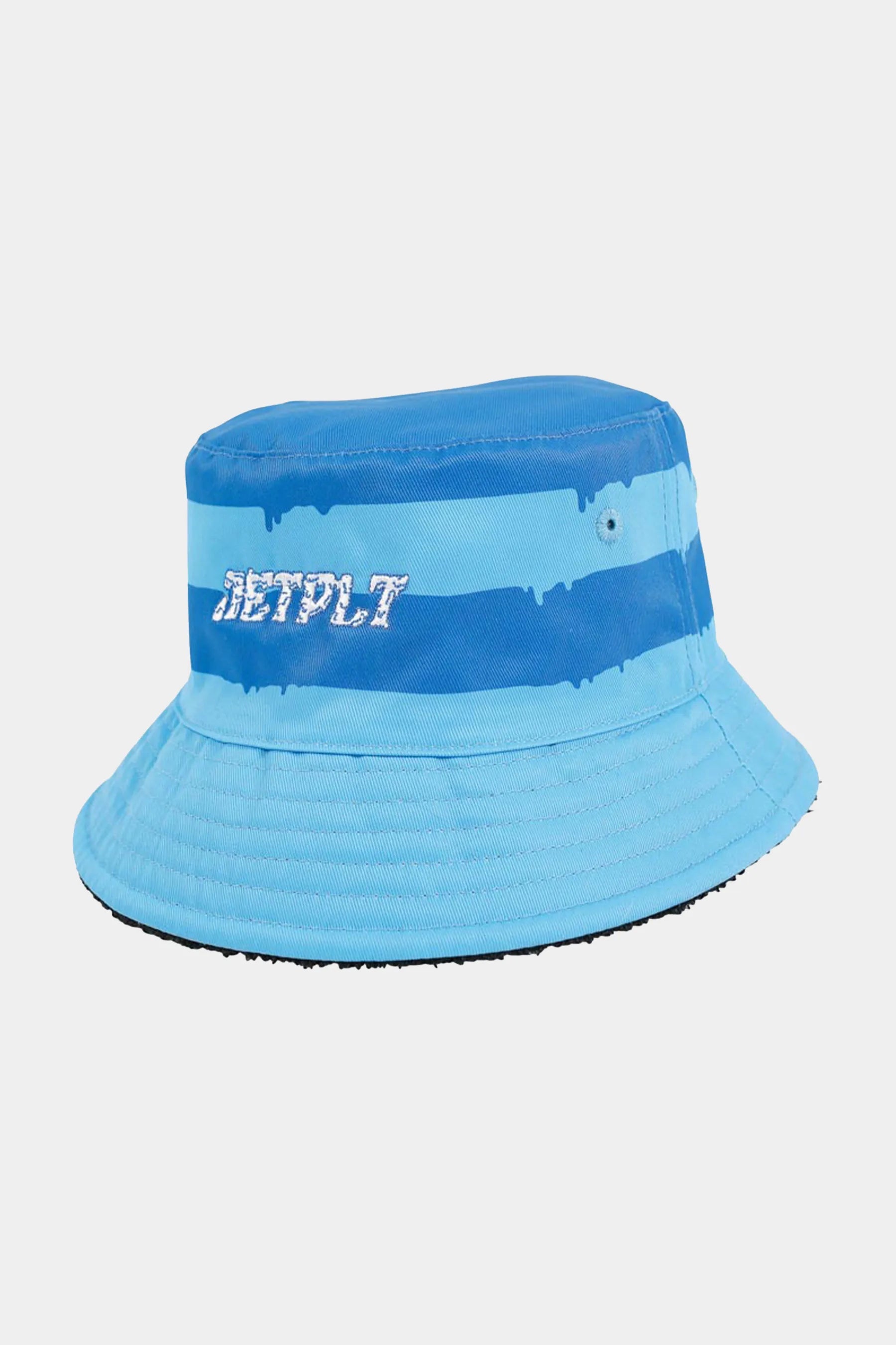 Jetpilot Youth Reversible Bucket Hat - Black/Blue Side Blue