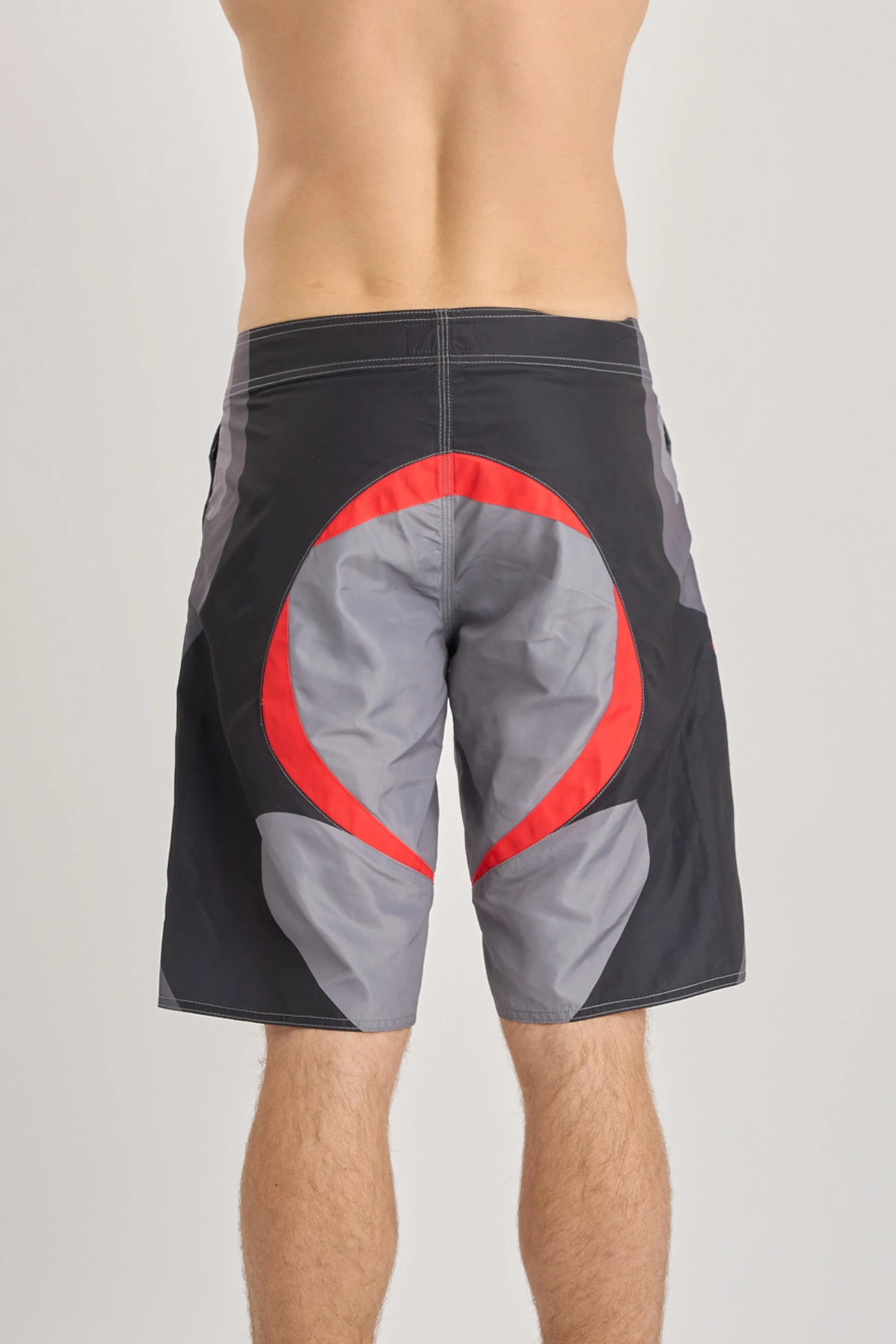 Jetpilot Hardcore Boardshort - Charcoal/Red 4