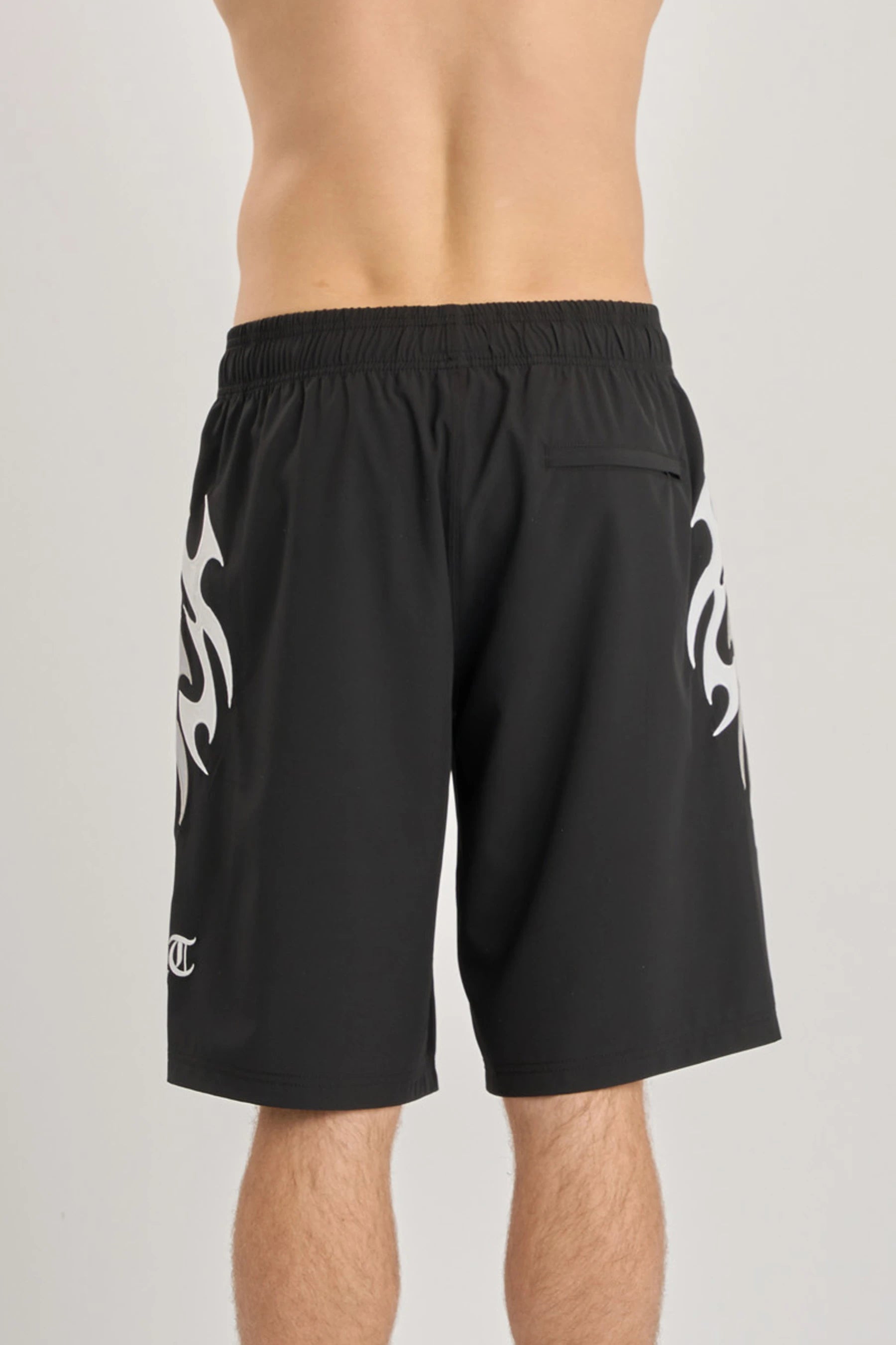 Jetpilot Tribal Boardshort - Black/White