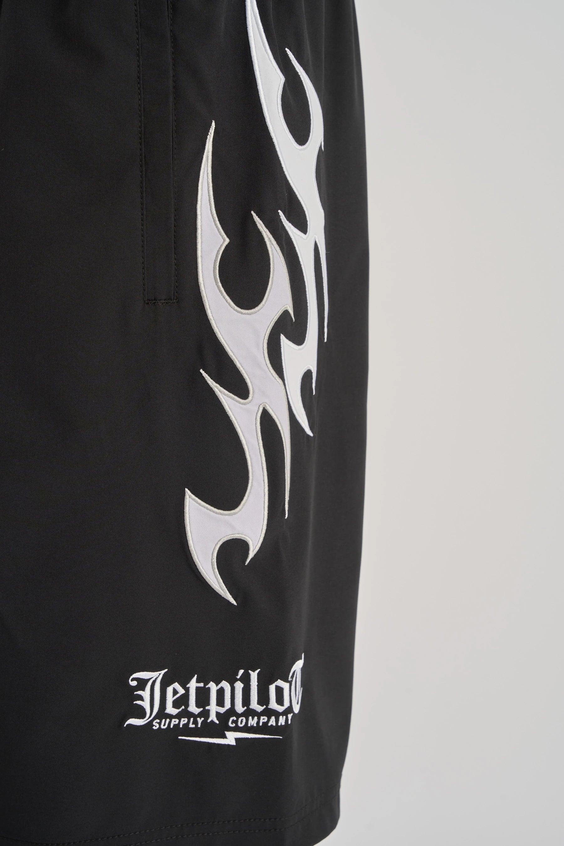 Jetpilot Tribal Boardshort - Black/White