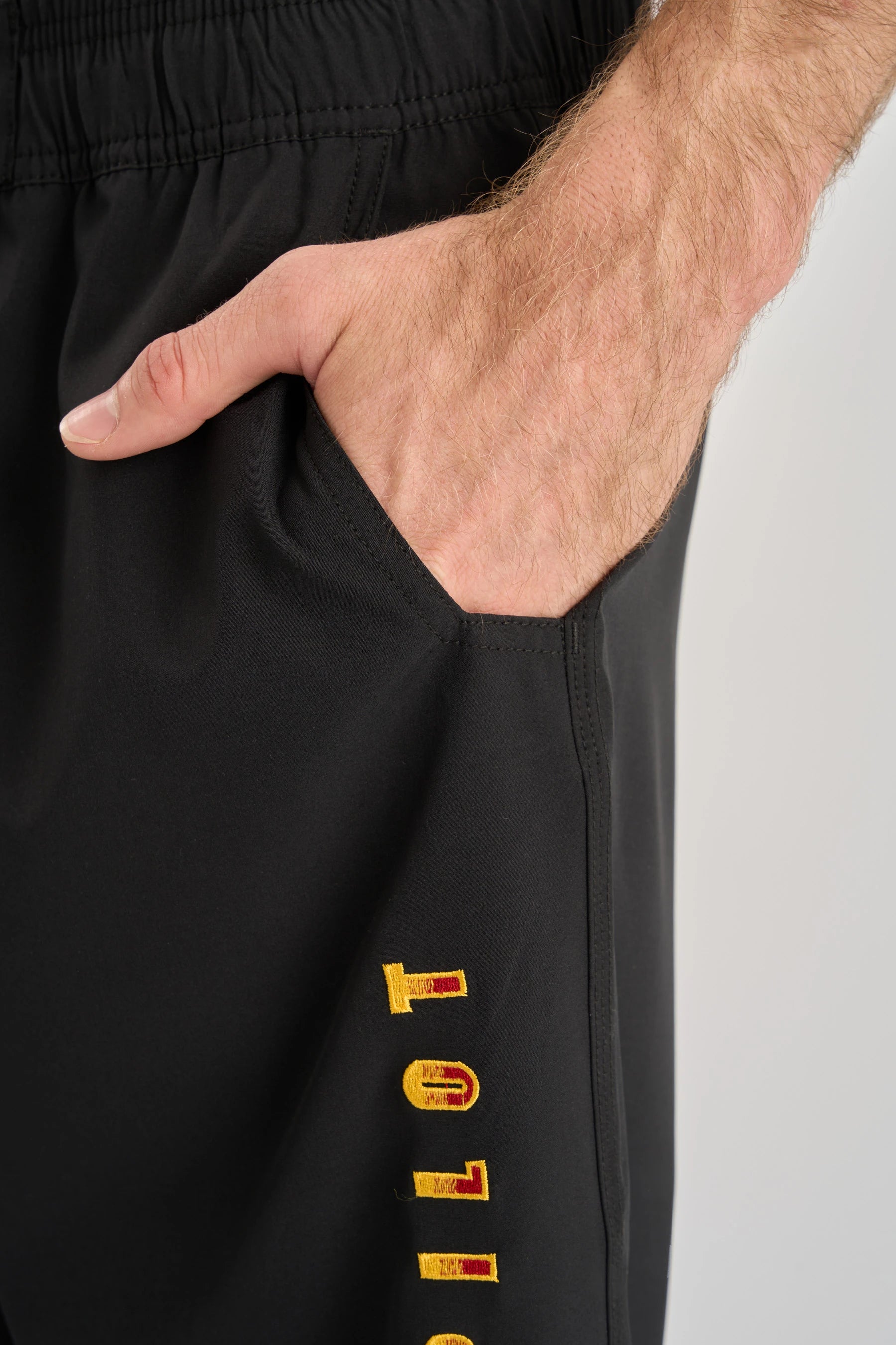 Jetpilot Flames Boardshort - Black/Red
