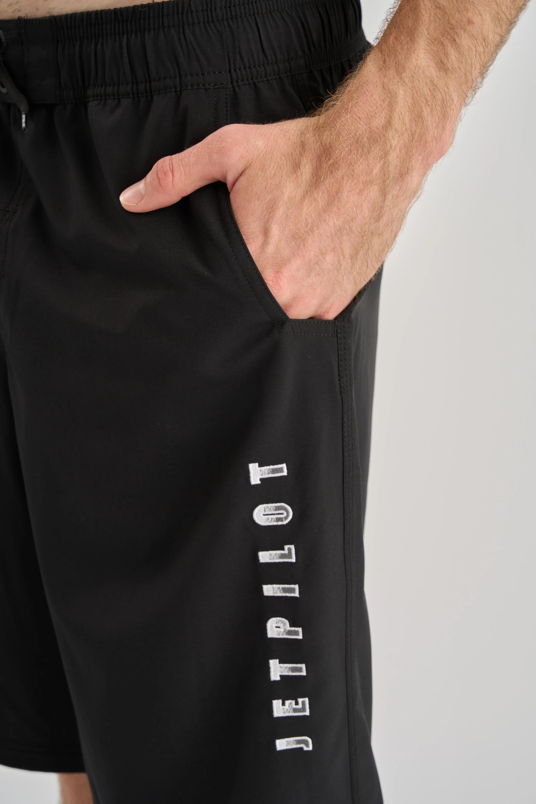 Jetpilot Flames Boardshort - Black/White