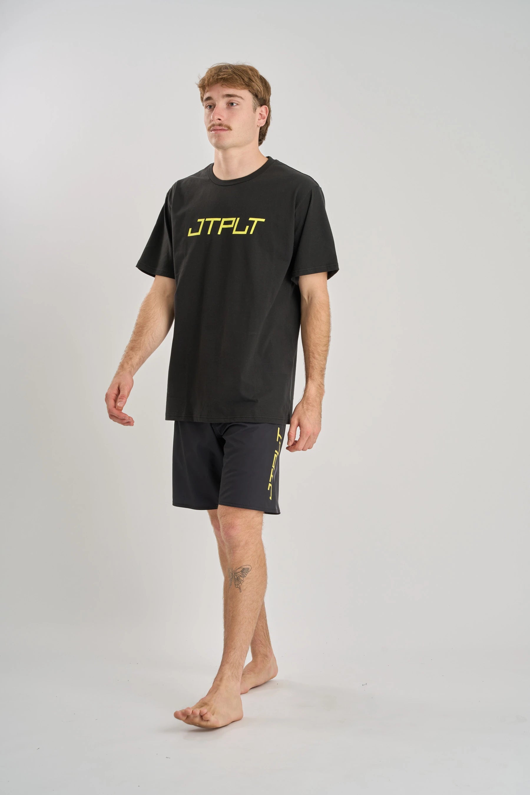 Jetpilot Vault Boardshort - Black/Yellow 2