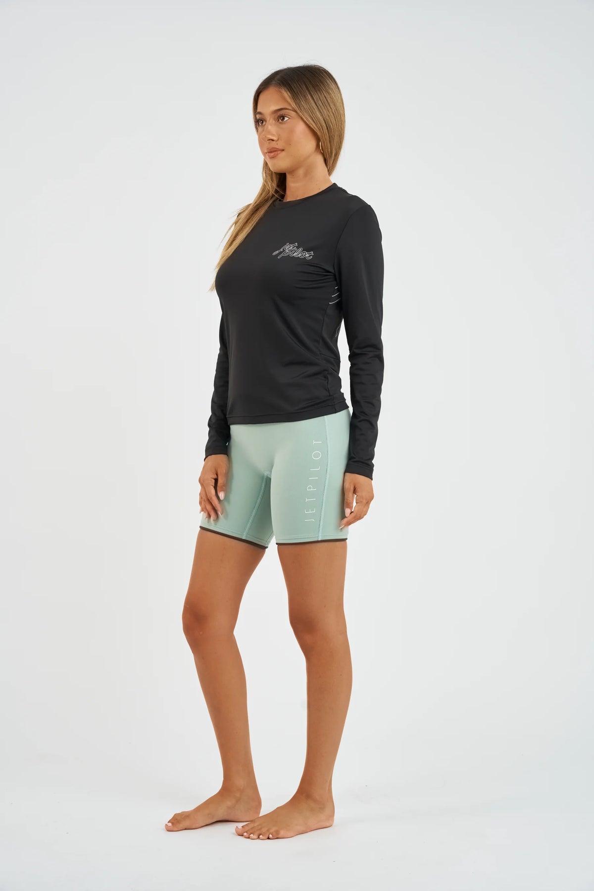 Jetpilot Corp 7" Ladies Wetsuit Shorts - Sage