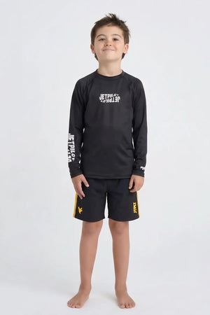 Jetpilot Youth Ghost Boardshort - Black