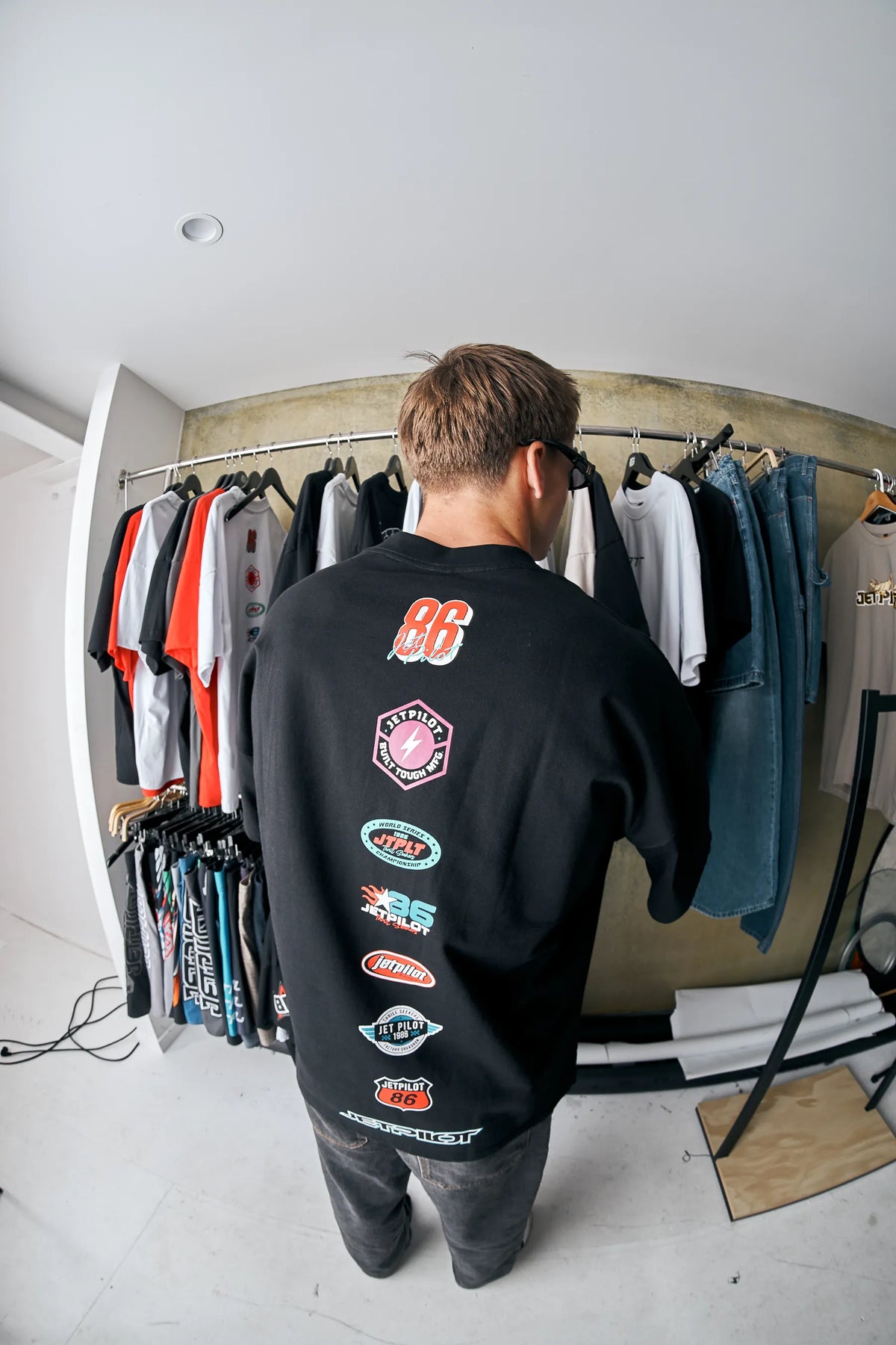 Jetpilot Stocked Up Spinal Mens Tee - Black