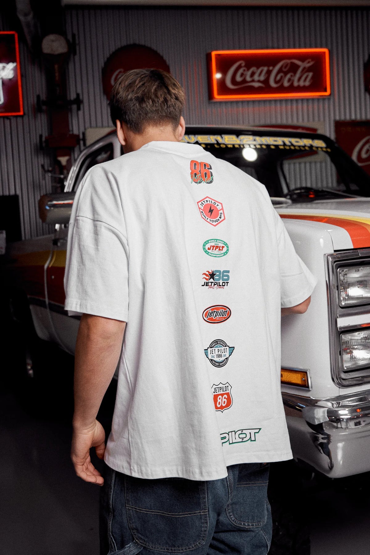 Jetpilot Stocked Up Spinal Mens Tee - White