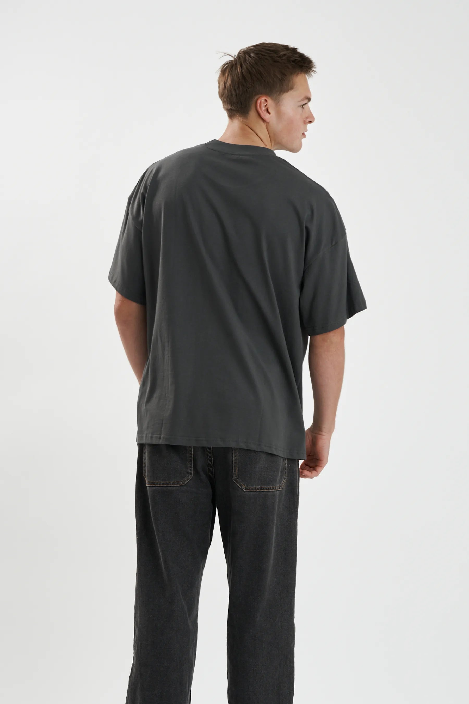 Jetpilot HQ Mens Tee - Grey