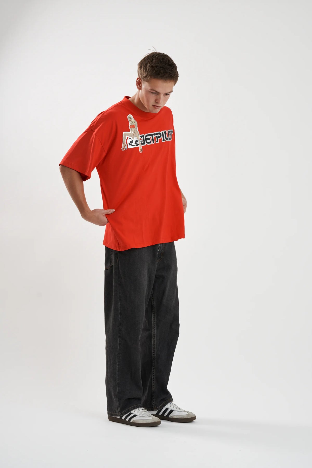 Jetpilot Double D Mens Tee - Red