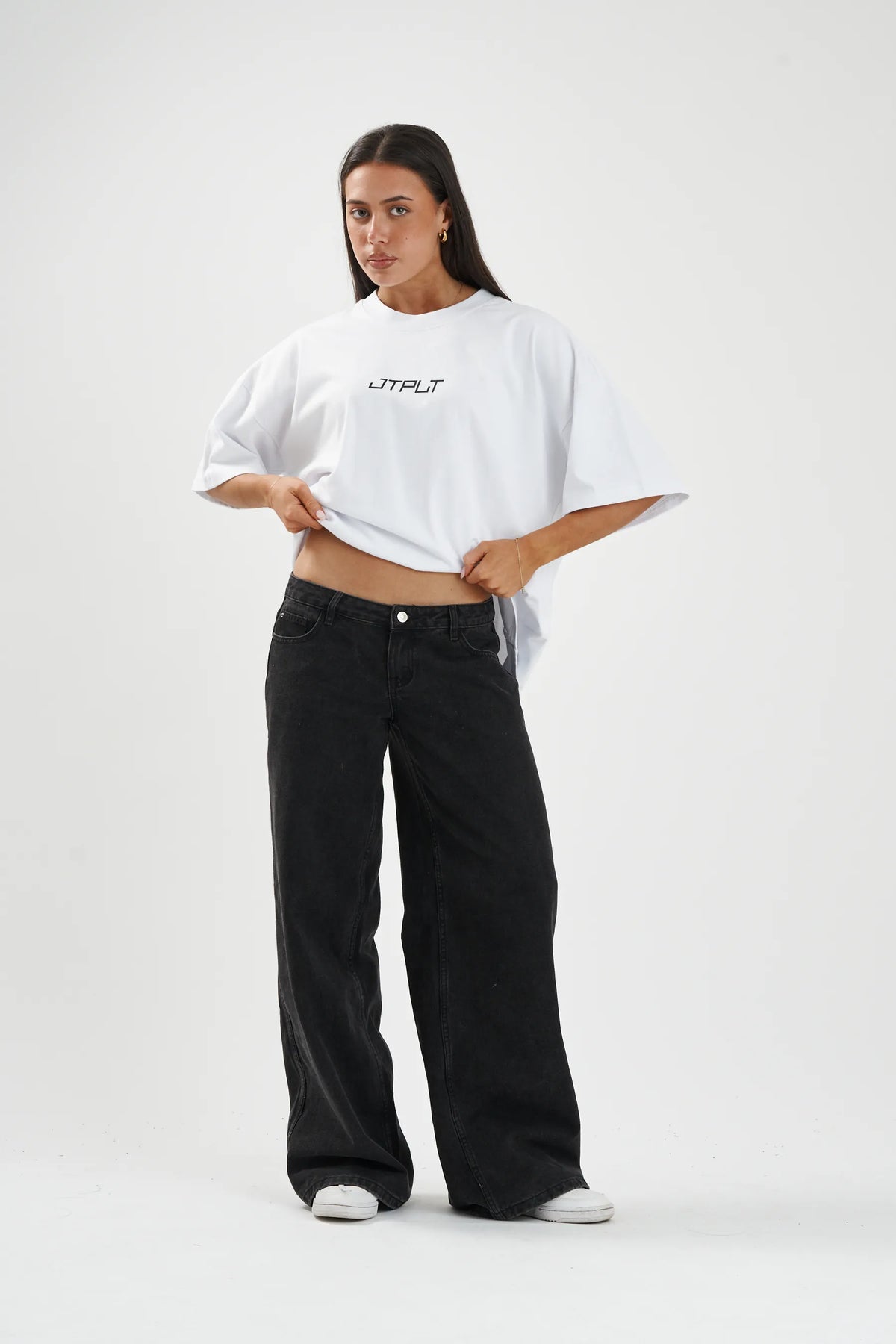 Jetpilot Vault Core mens oversized graphic tee in White — view 9 of 12