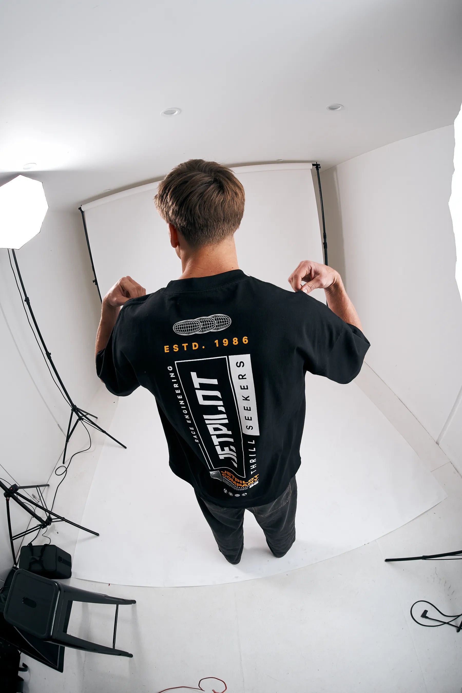 Jetpilot 86 Worldwide Tee - Black