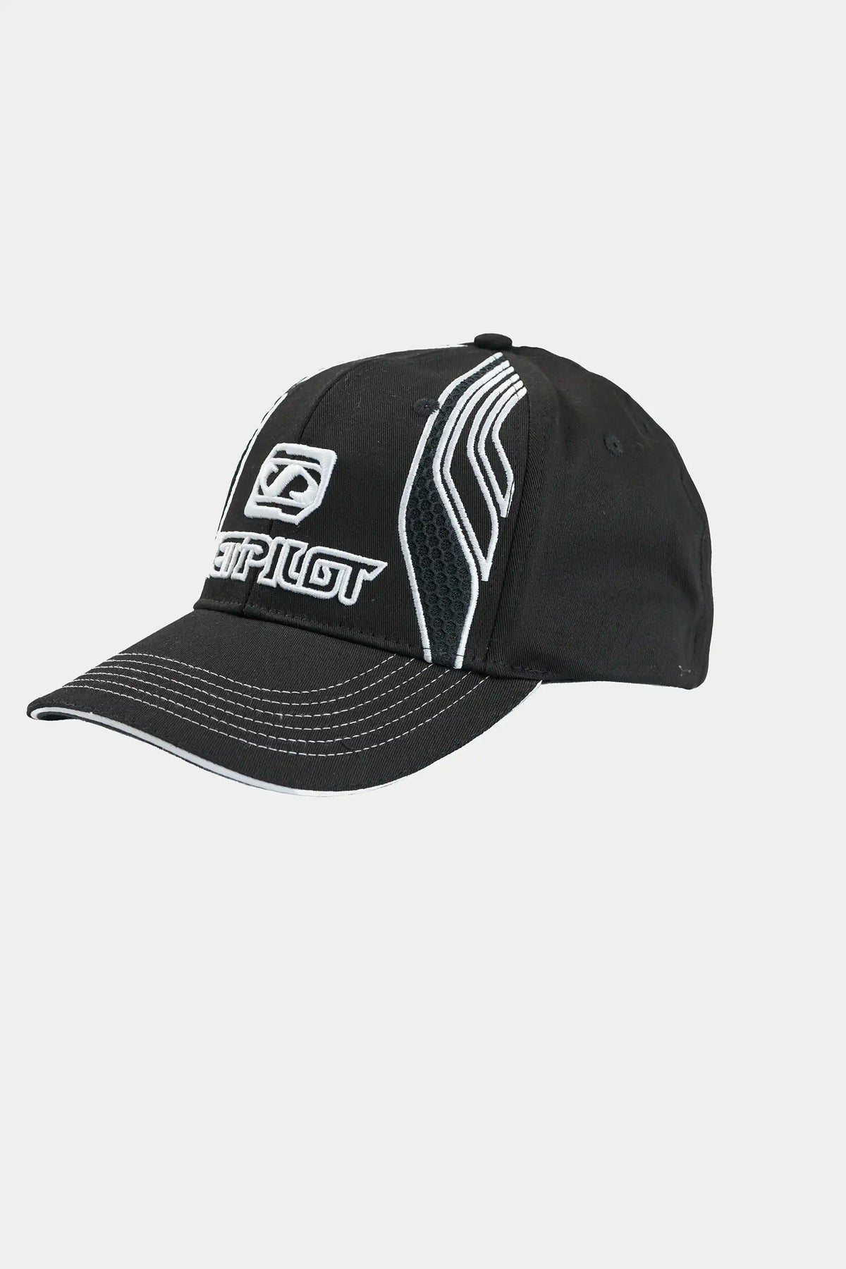 Jetpilot Moto Mens Flexfit Cap - Black