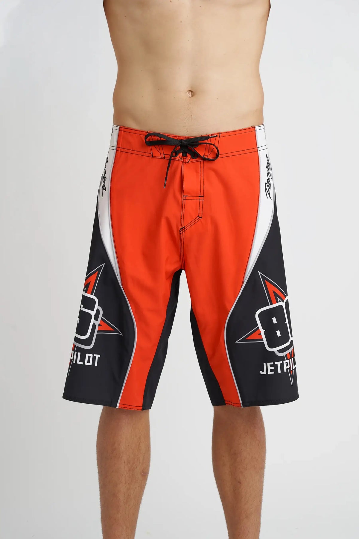 Jetpilot Race Fan Mens Boardshort - Red