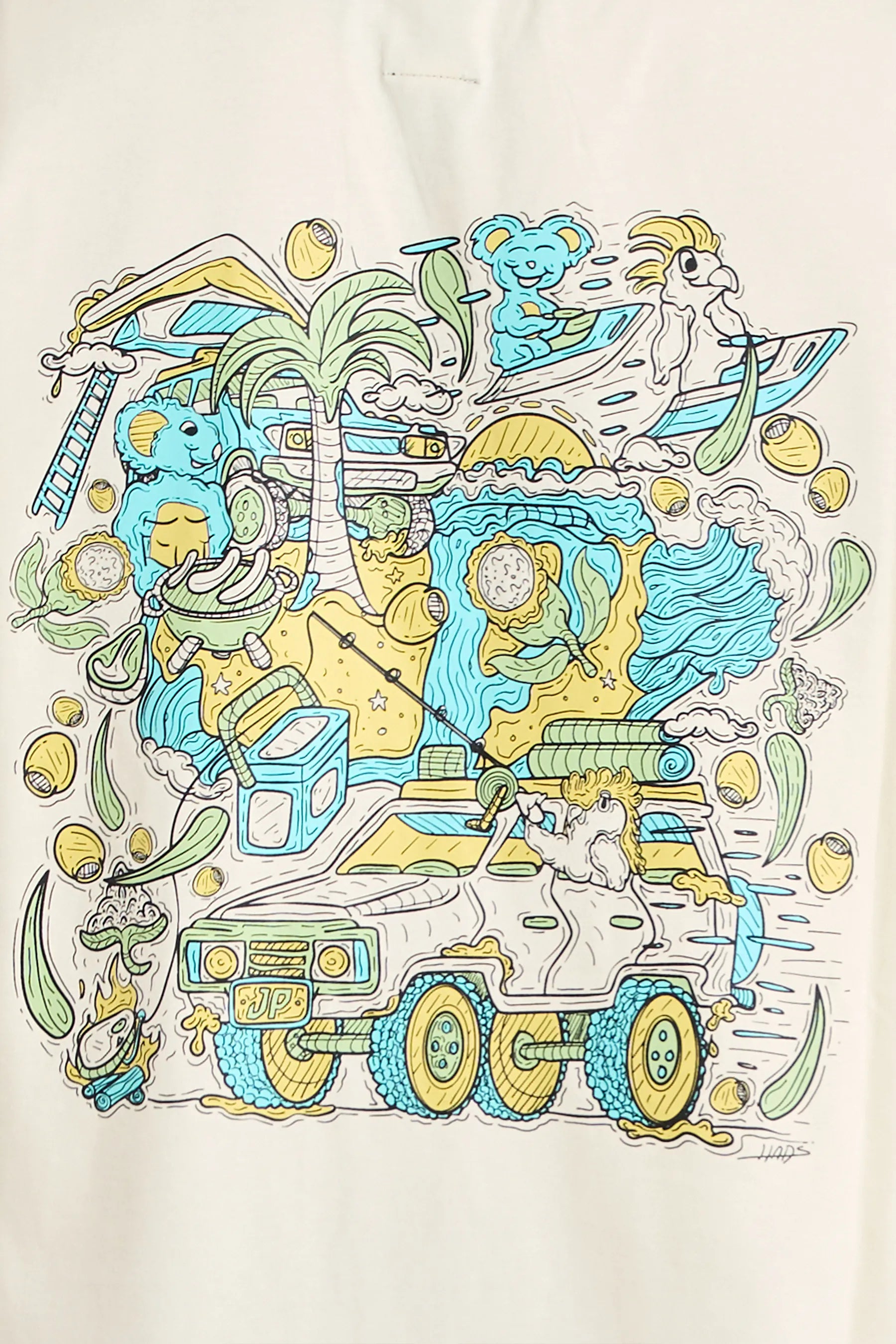 JTPLT x Tom Hadley - SS Tee - Ecru 3