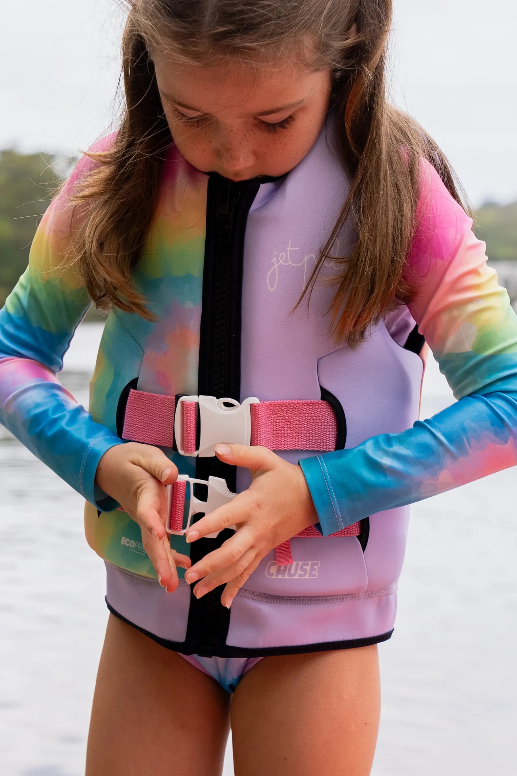 Jetpilot Cause Kids Life Jacket - Tie Dye