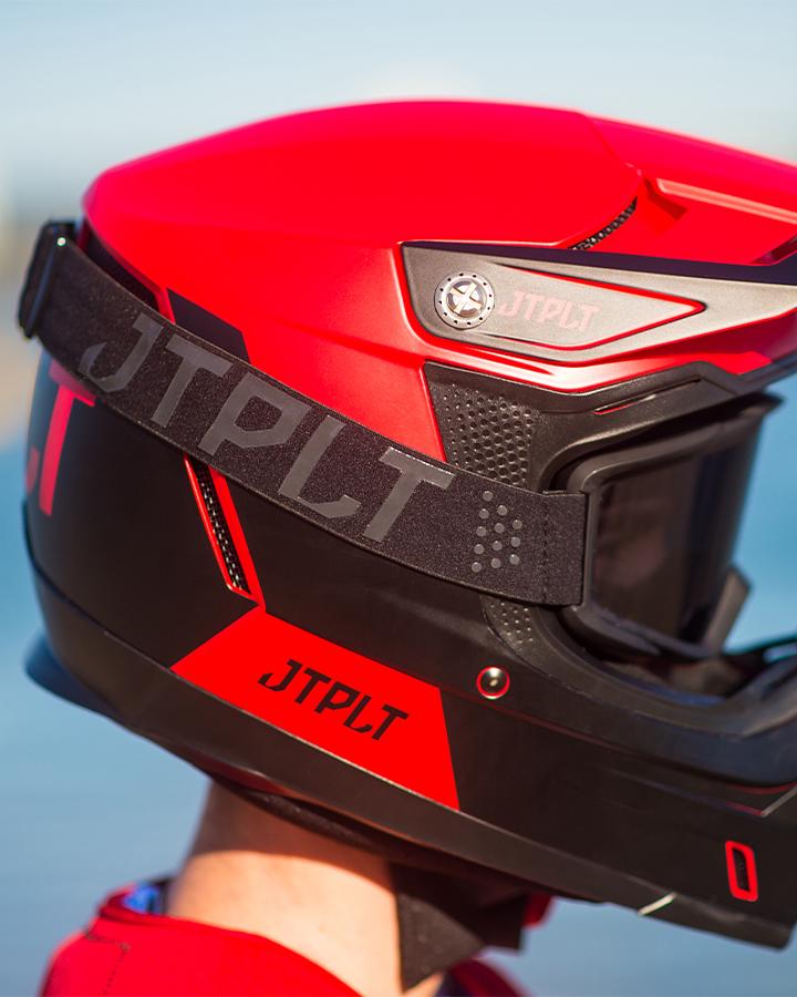 JETPILOT VAULT RACE HELMET RED SIDE