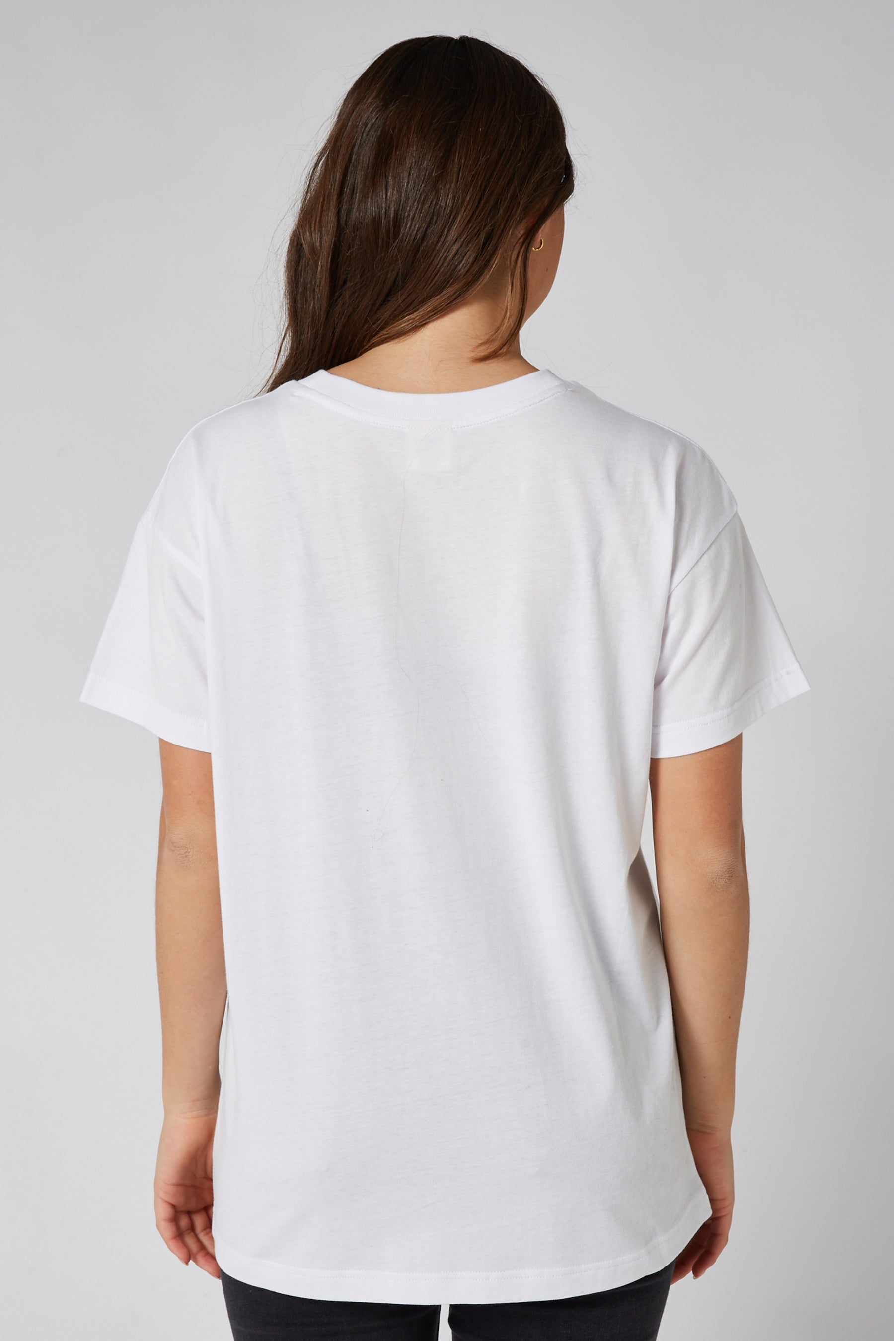 Jetpilot Simple Ladies Oversized S/S Tee - White