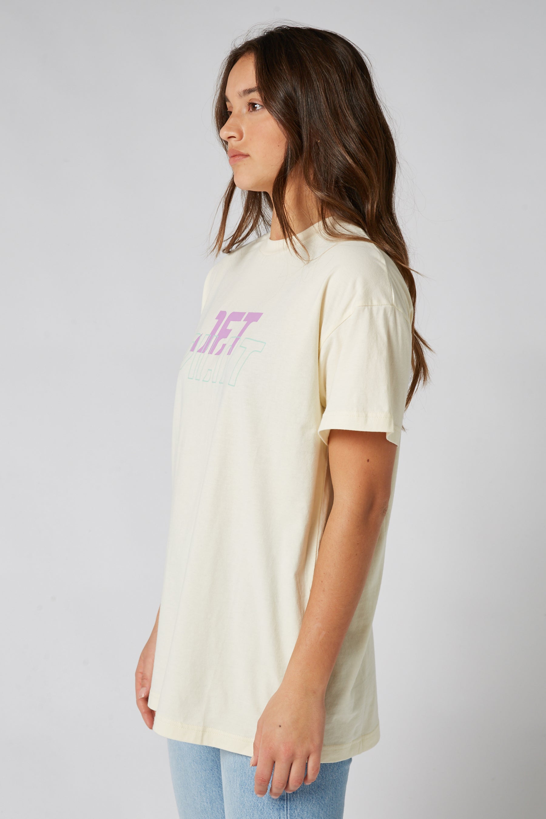 Jetpilot Orbital Ladies S/S Tee - Off White