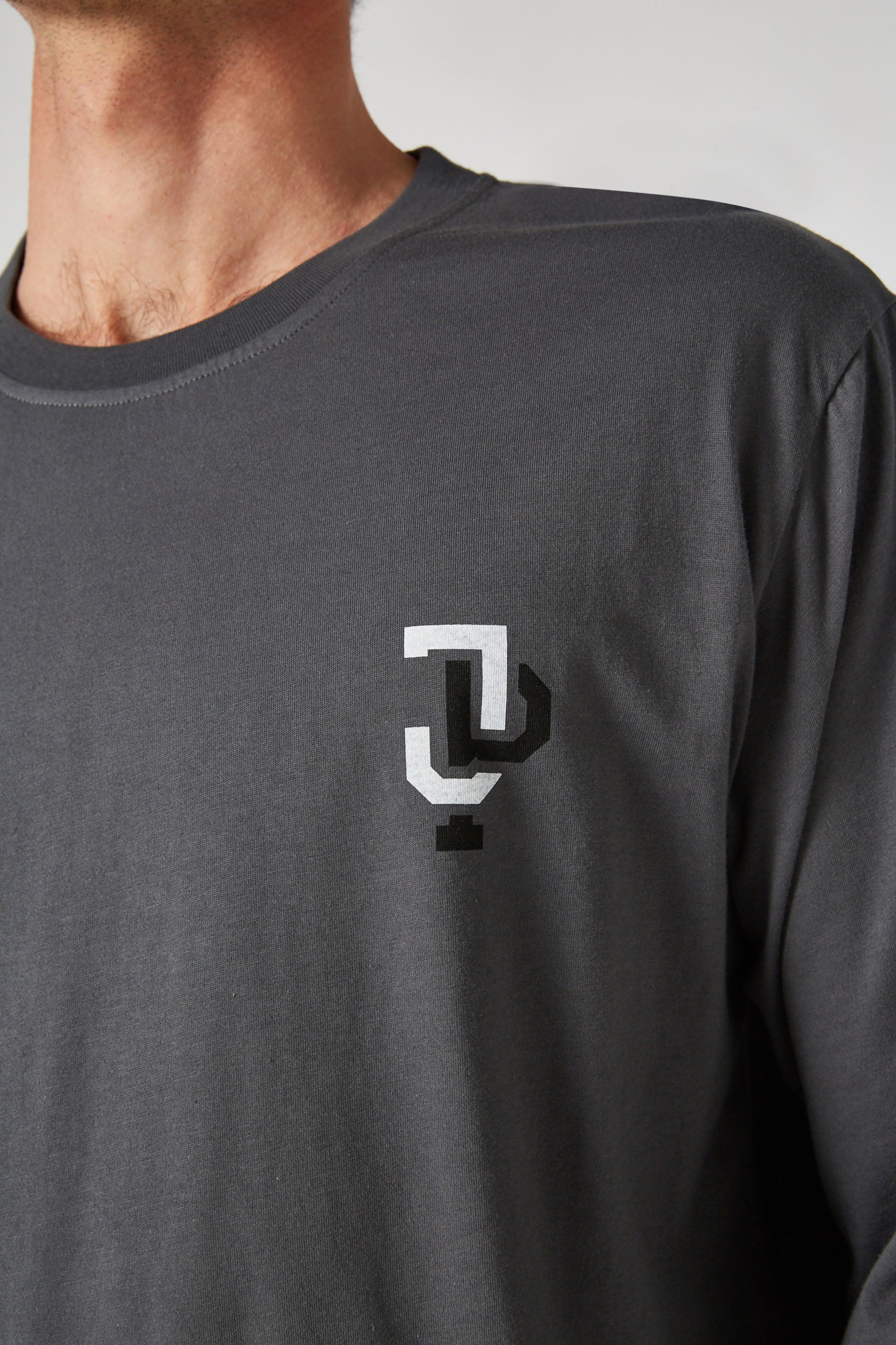 Jetpilot Linked L/S Mens Tee - Coal