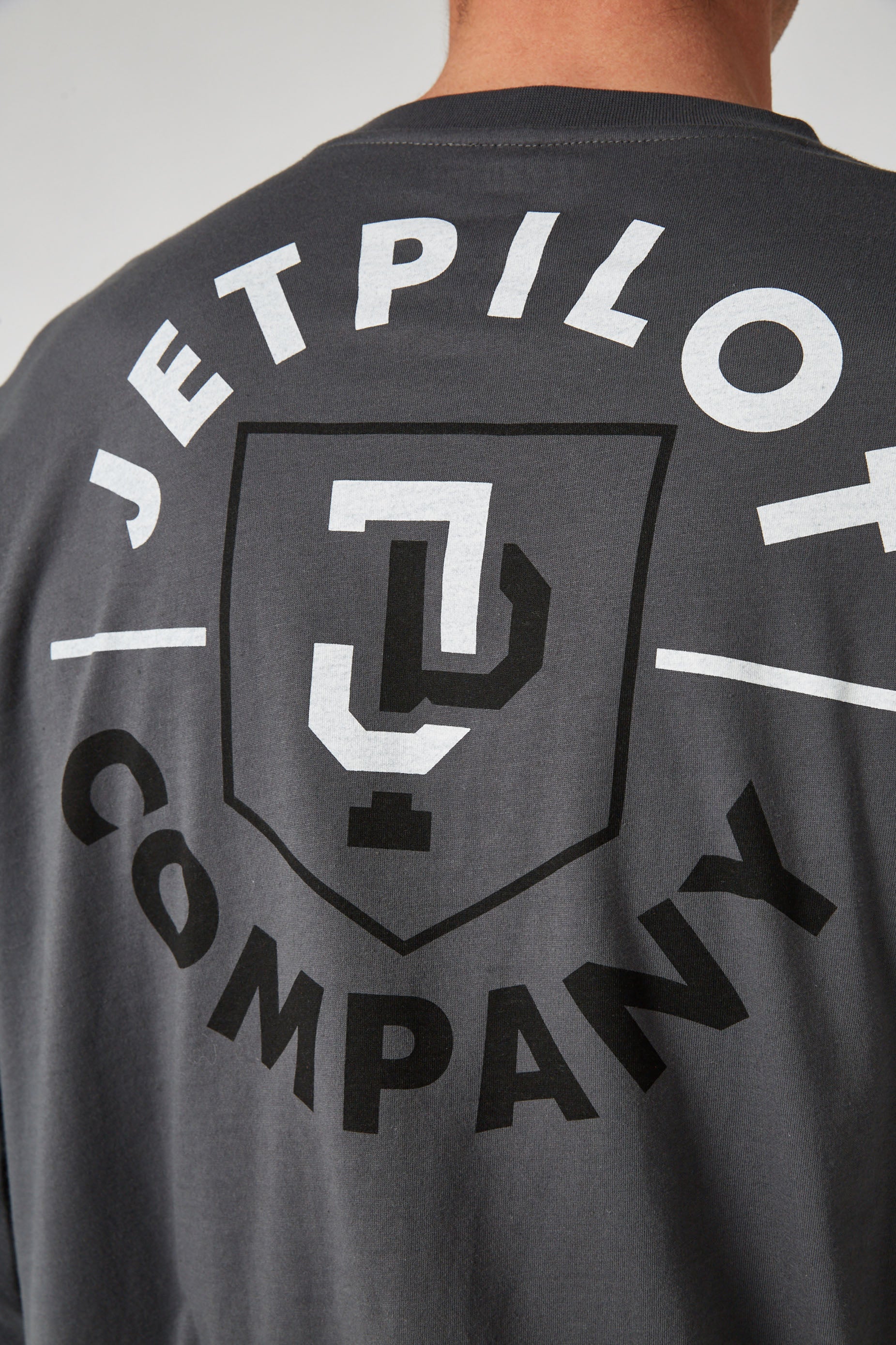 Jetpilot Linked L/S Mens Tee - Coal