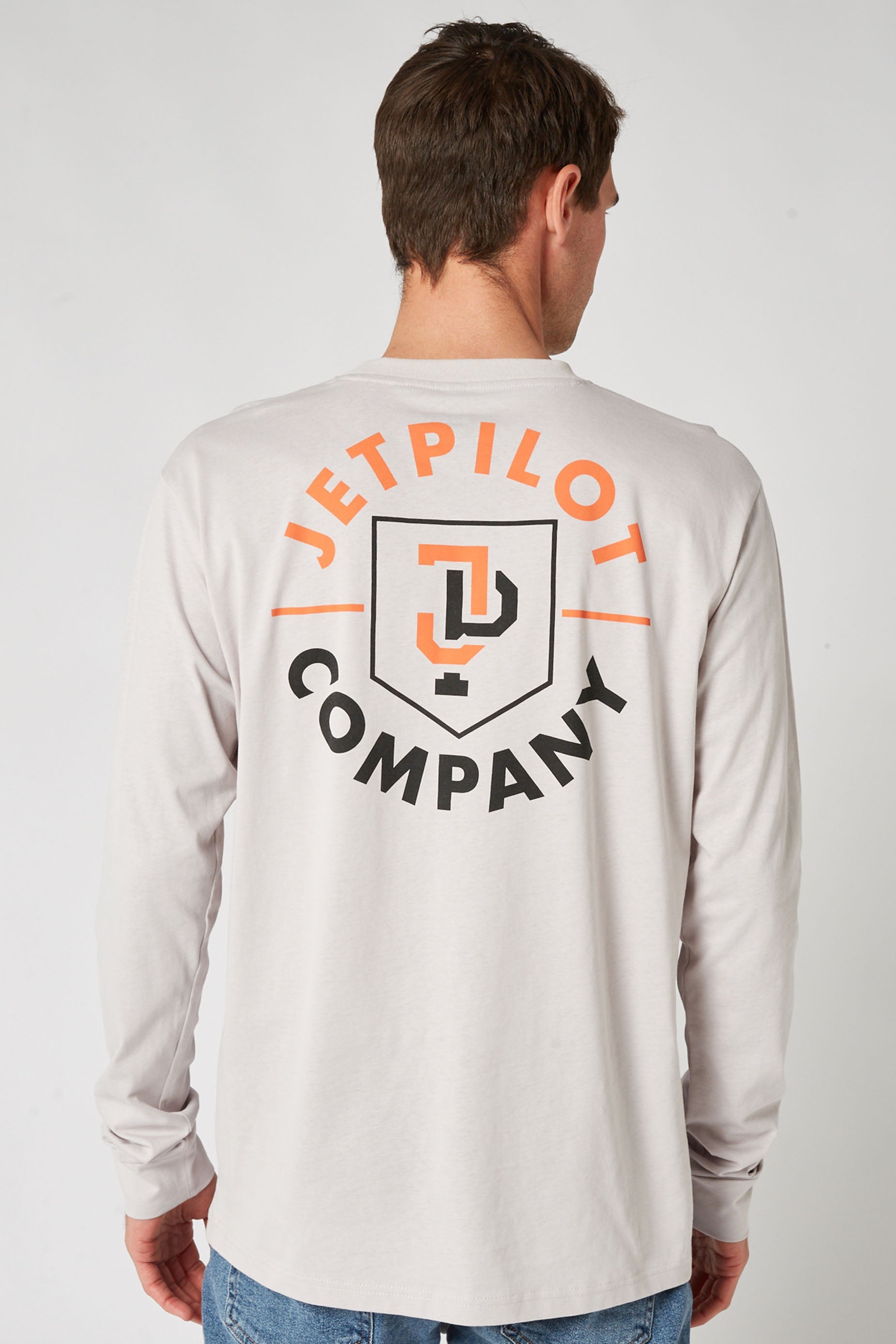 Jetpilot Linked L/S Mens Tee - Putty